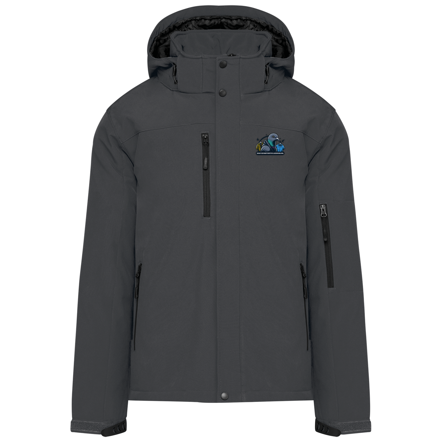 DSK Original Heren Softshell Winterjas - Waterdichte & Ademende Gewatteerde Parka