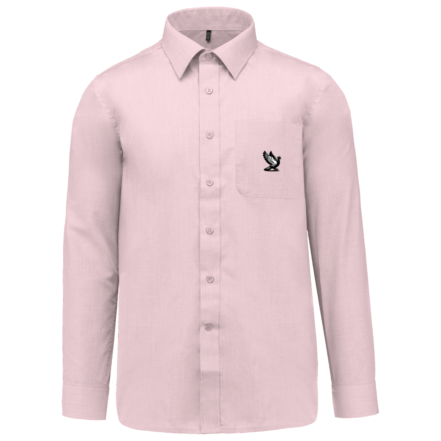 DSK Classic Shirt Herren | Dezentes Logo | Langarm | Verfeinerter Pigeon Sport-Stil