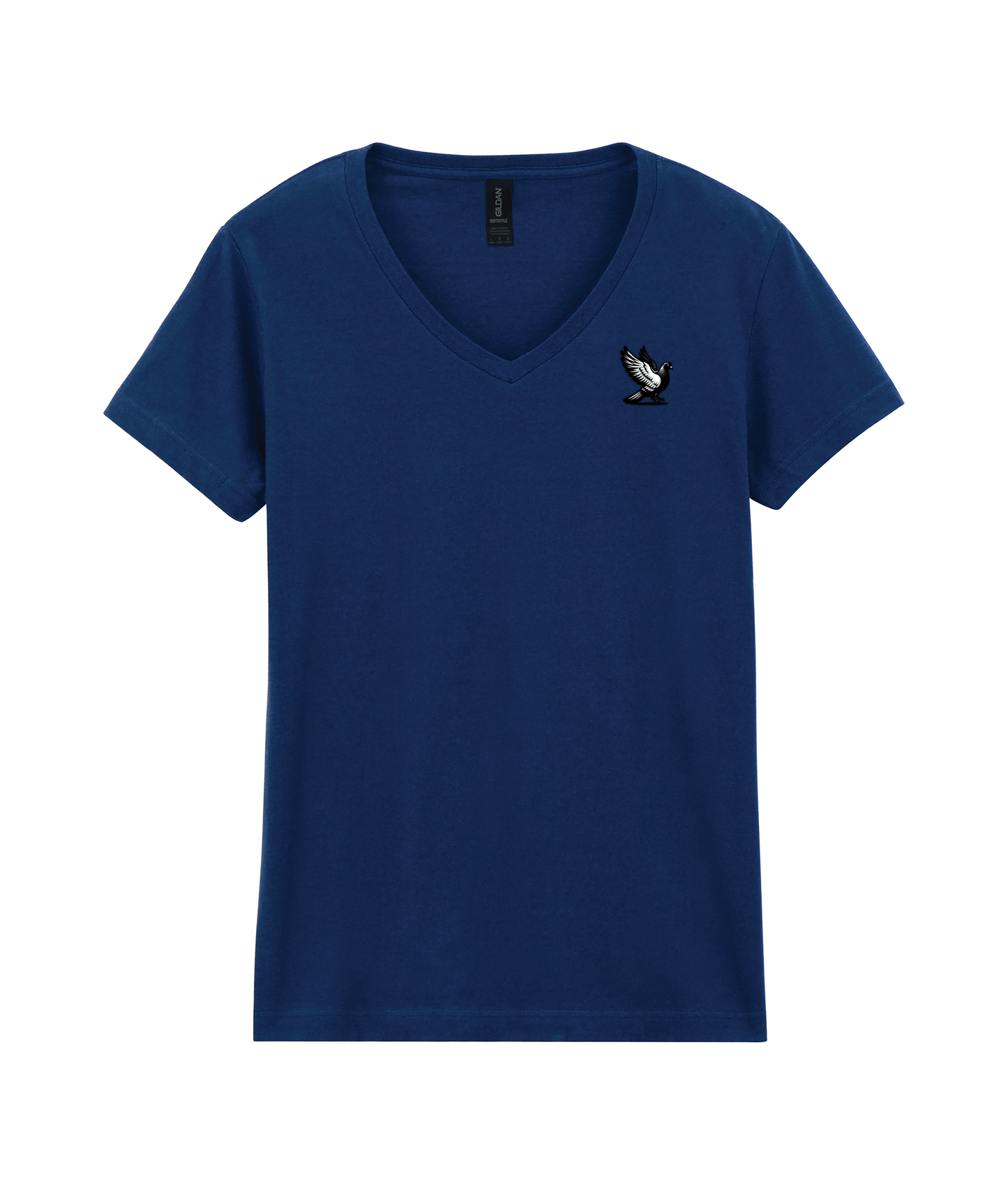 DSK Classic V-hals T-shirt Dames - Subtiel Logo