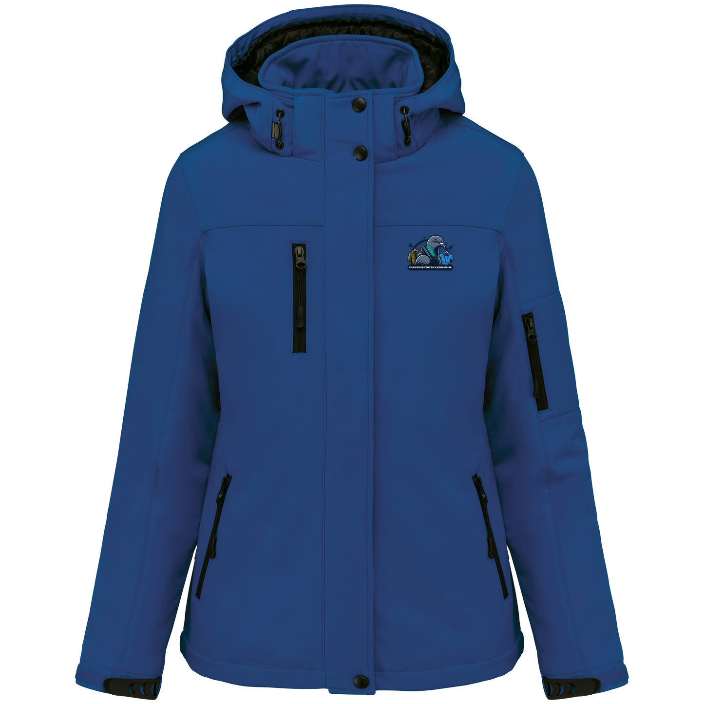 DSK Original Dames Softshell Winterjas - Warme & Functionele Gewatteerde Parka