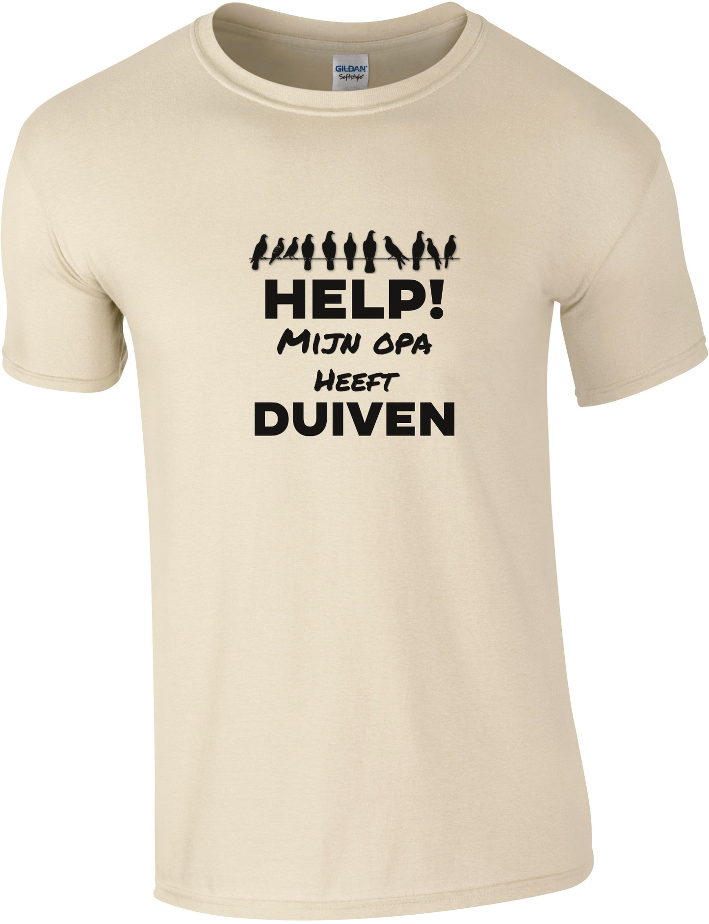 Help! My Husband Has Pigeons T-shirt - Choose from man, woman, grandpa or grandma | Pigeon Sport Clothing