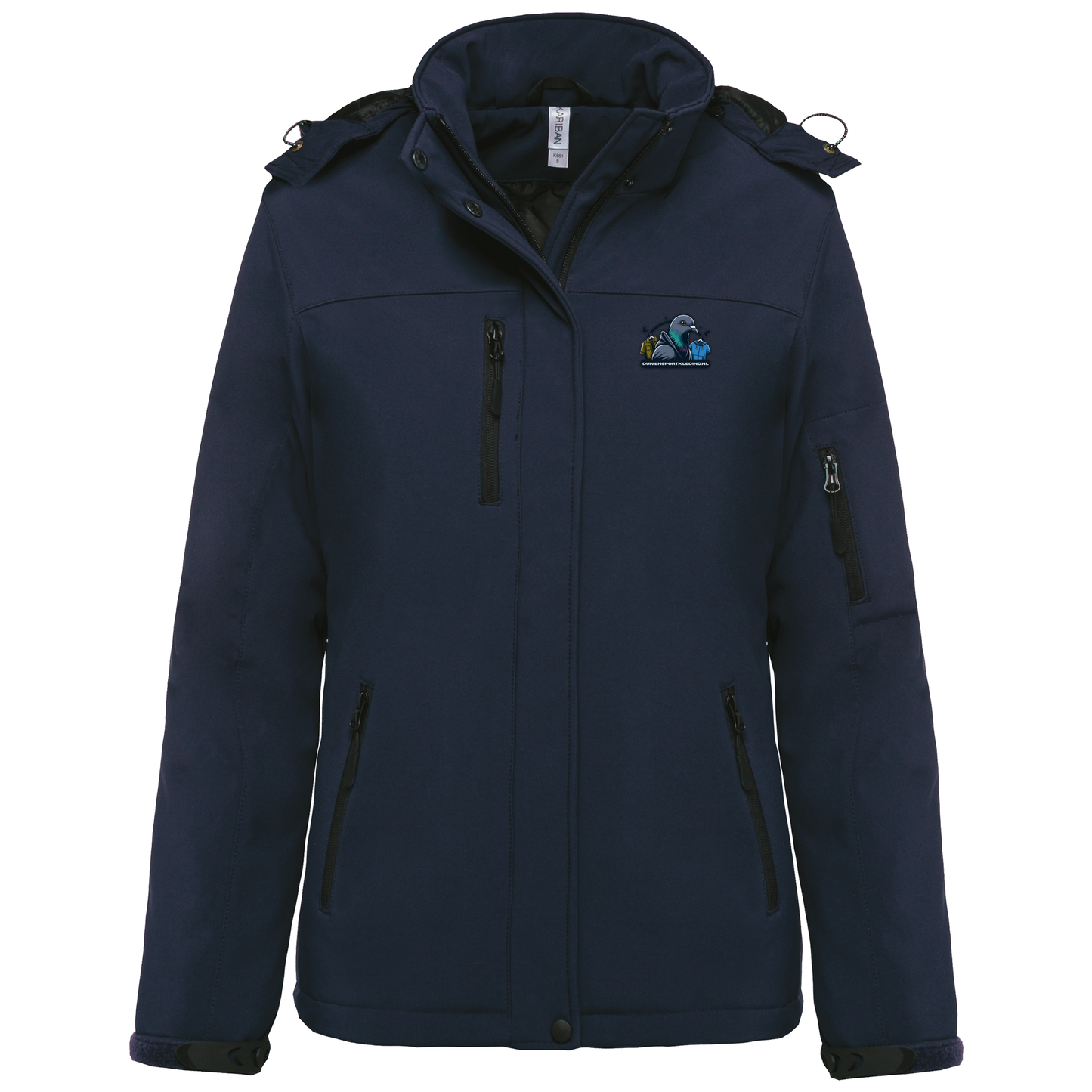 DSK Original Dames Softshell Winterjas - Warme & Functionele Gewatteerde Parka