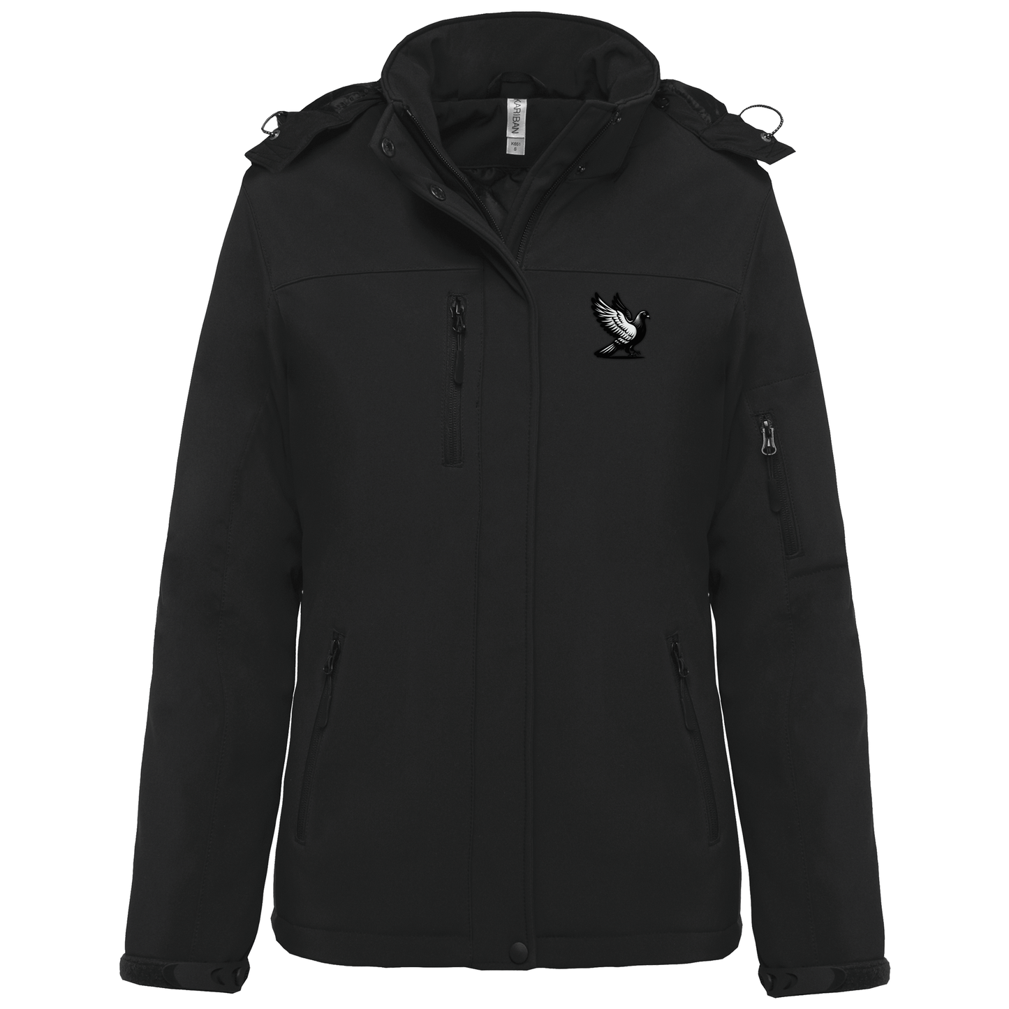 DSK Classic Dames Softshell Winterjas - Stijlvolle Gewatteerde Parka met Capuchon