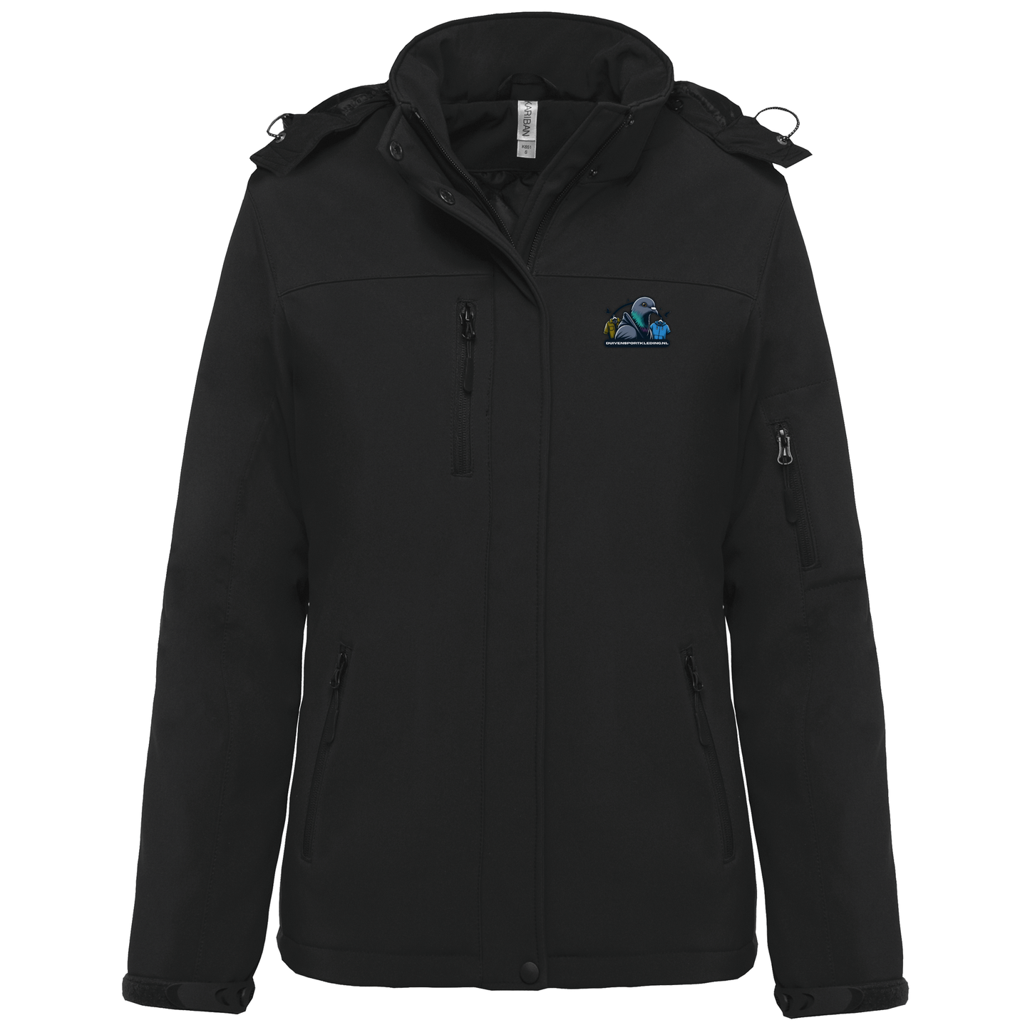 DSK Original Dames Softshell Winterjas - Warme & Functionele Gewatteerde Parka