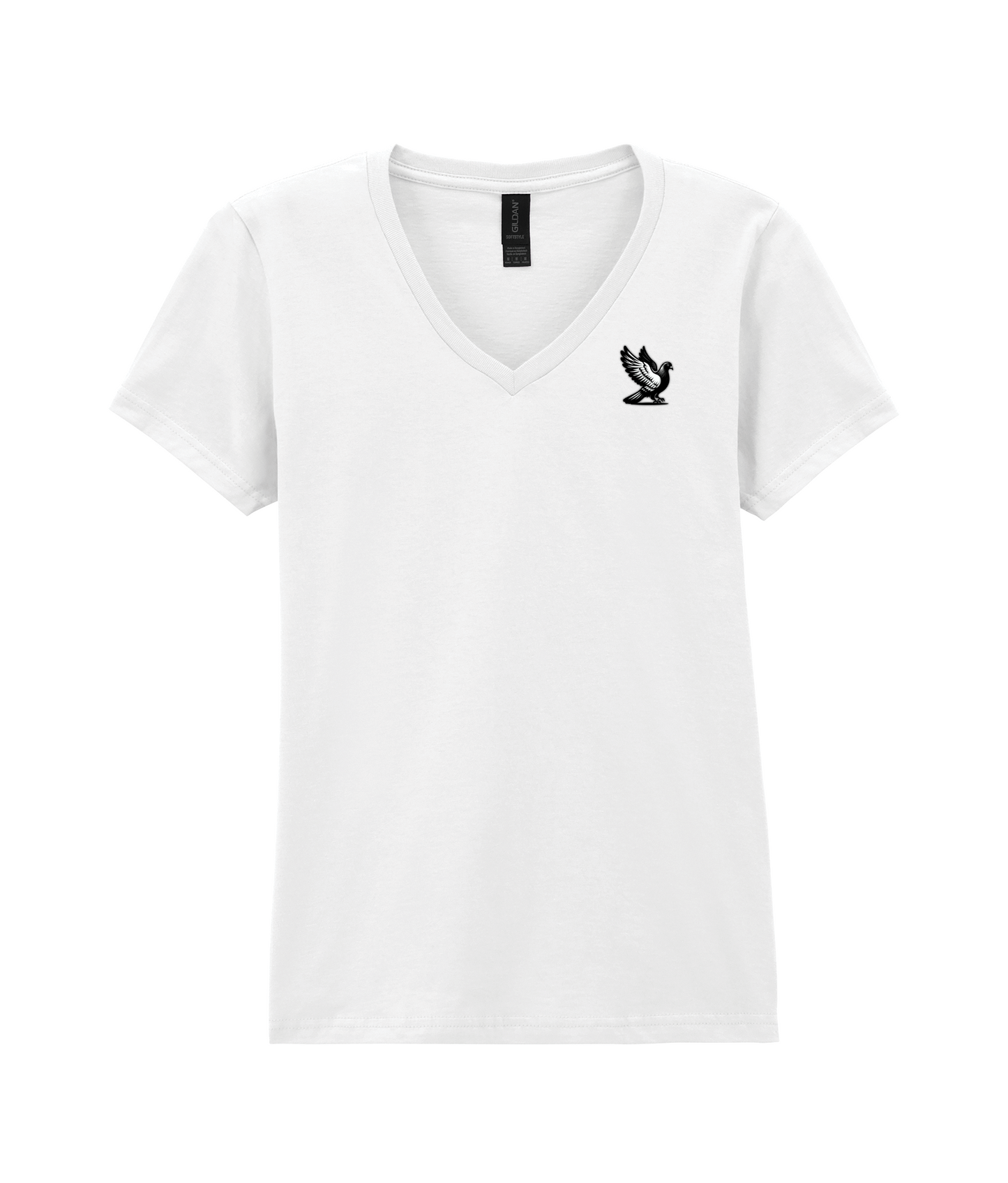 DSK Classic V-hals T-shirt Dames - Subtiel Logo