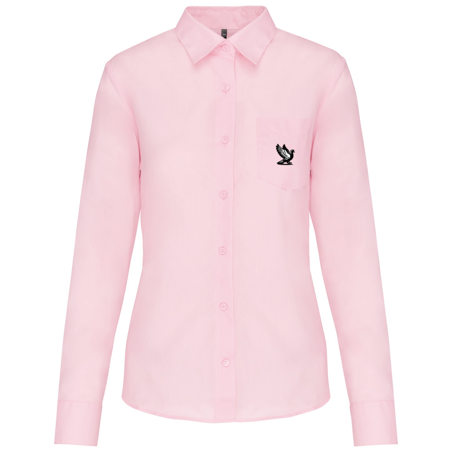DSK Classic Shirt Damen | Dezentes Logo | Langarm | Elegante Pigeon Sport Bluse