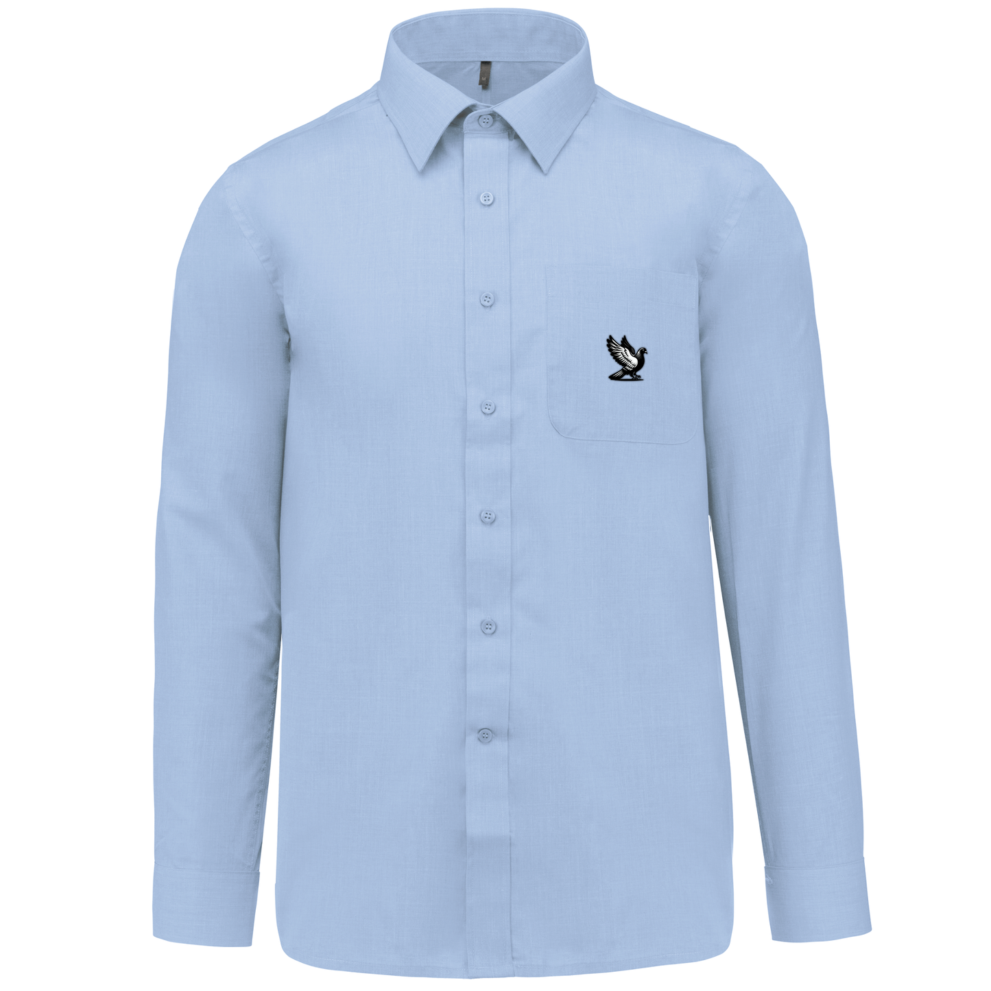 DSK Classic Shirt Herren | Dezentes Logo | Langarm | Verfeinerter Pigeon Sport-Stil