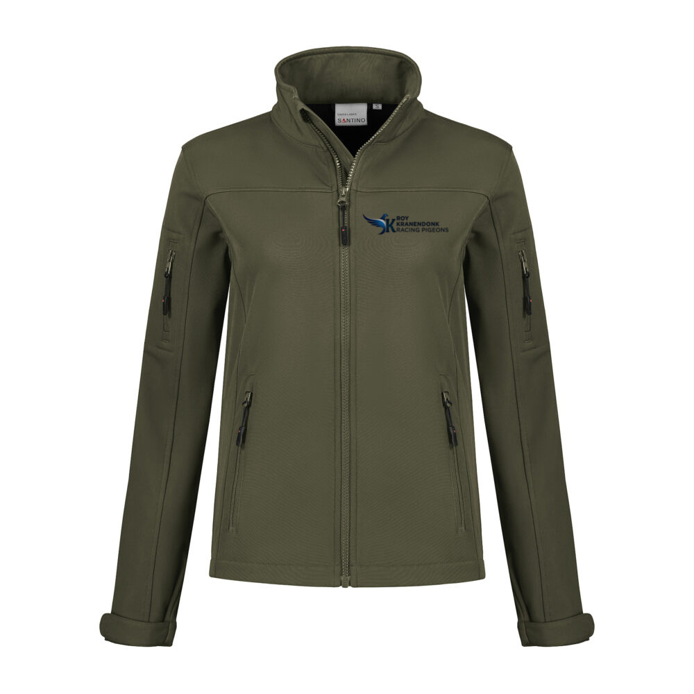 Roy Kranendonk Racing Pigeons Women's Softshell Jacket - Stylish Protection