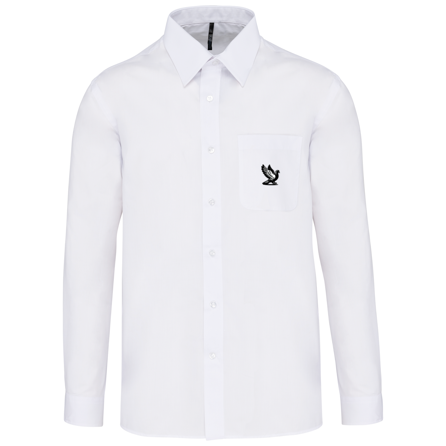 DSK Classic Shirt Herren | Dezentes Logo | Langarm | Verfeinerter Pigeon Sport-Stil
