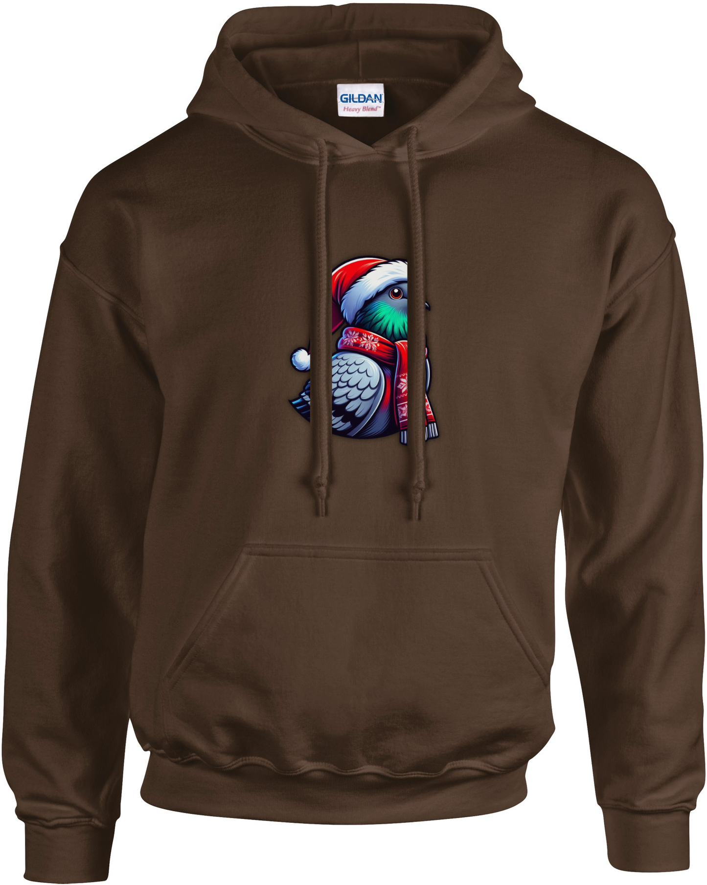 DSK Kerst Hoodie - 1 Duif - Warme Duivensport Hoodie