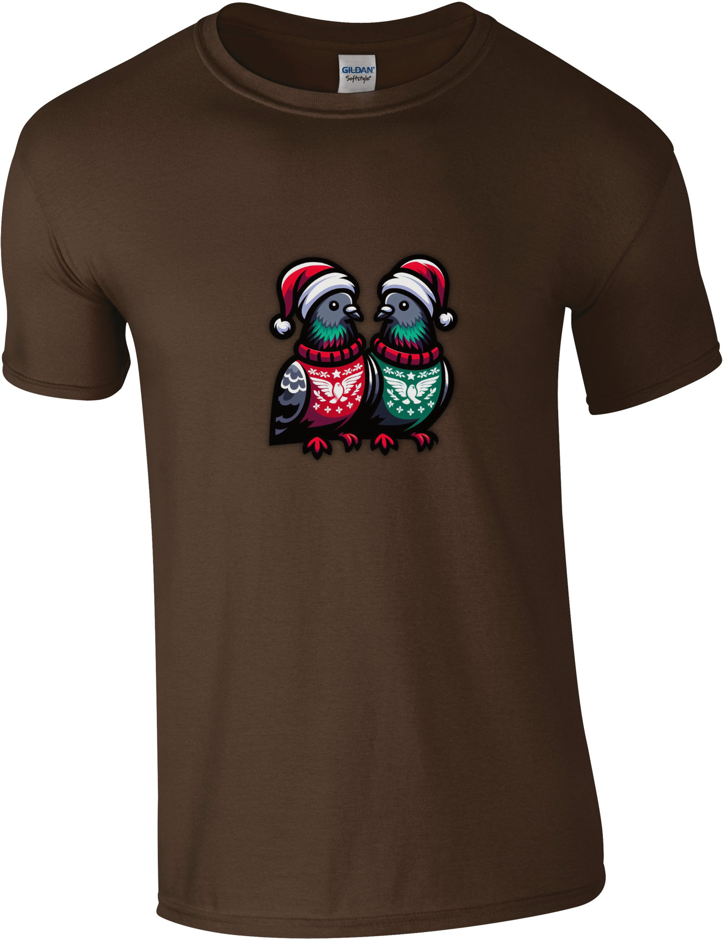 DSK Kerst T-Shirt - 2 Duiven - Premium Duivensport Shirt