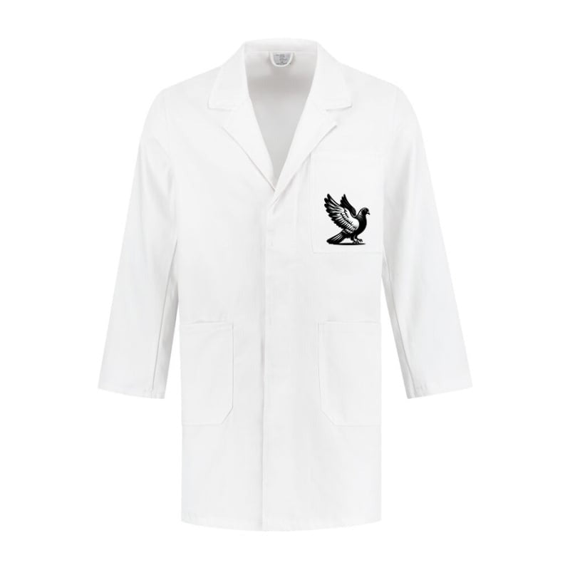 DSK Classic Stofjas - Wit - 3XL - Tijdloze Bescherming voor Duivenliefhebbers