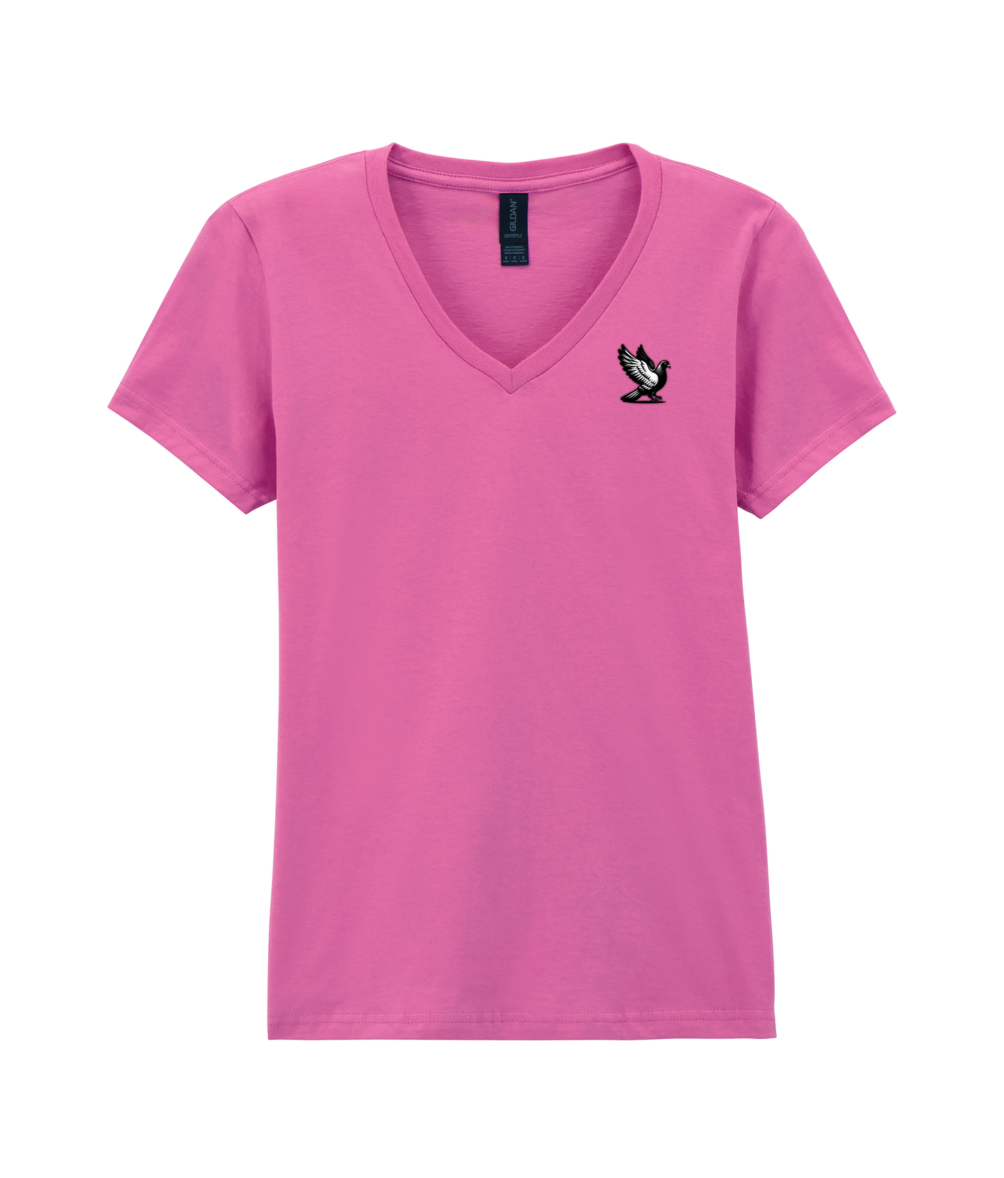 DSK Classic V-hals T-shirt Dames - Subtiel Logo