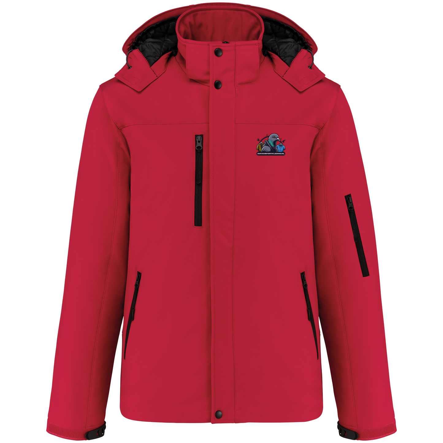 DSK Original Heren Softshell Winterjas - Waterdichte & Ademende Gewatteerde Parka