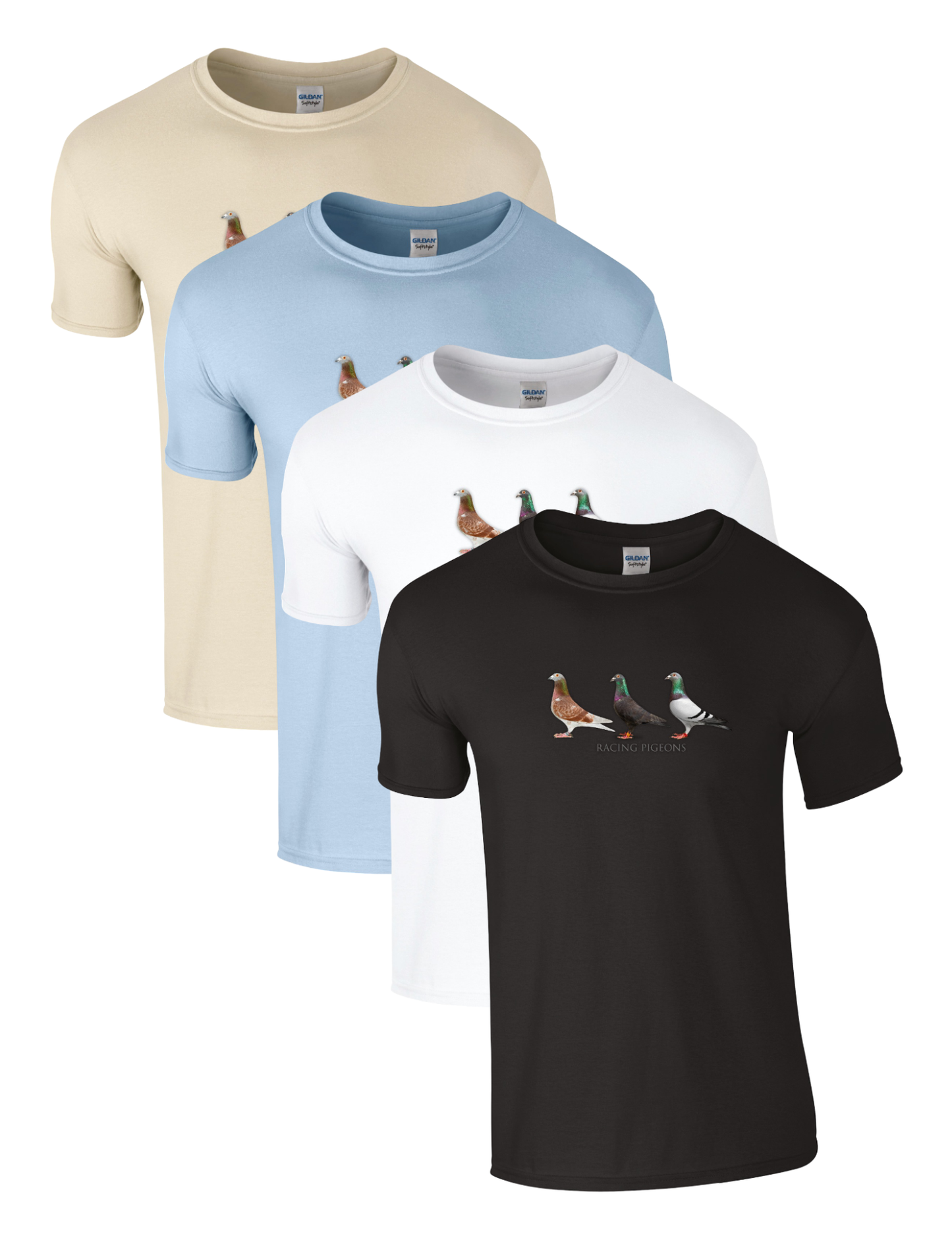 DSK Racing Pigeons T-Shirt - Multi-Pack (2, 3 of 4 stuks)