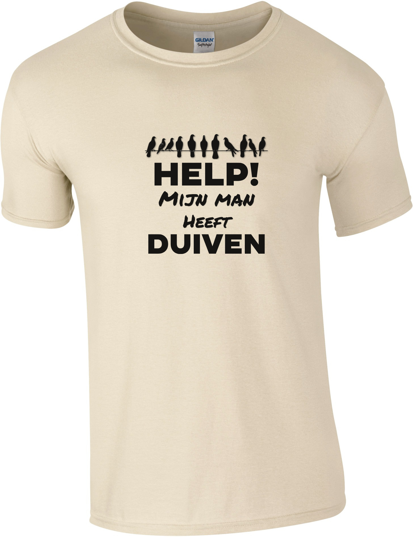Help! My Husband Has Pigeons T-shirt - Choose from man, woman, grandpa or grandma | Pigeon Sport Clothing