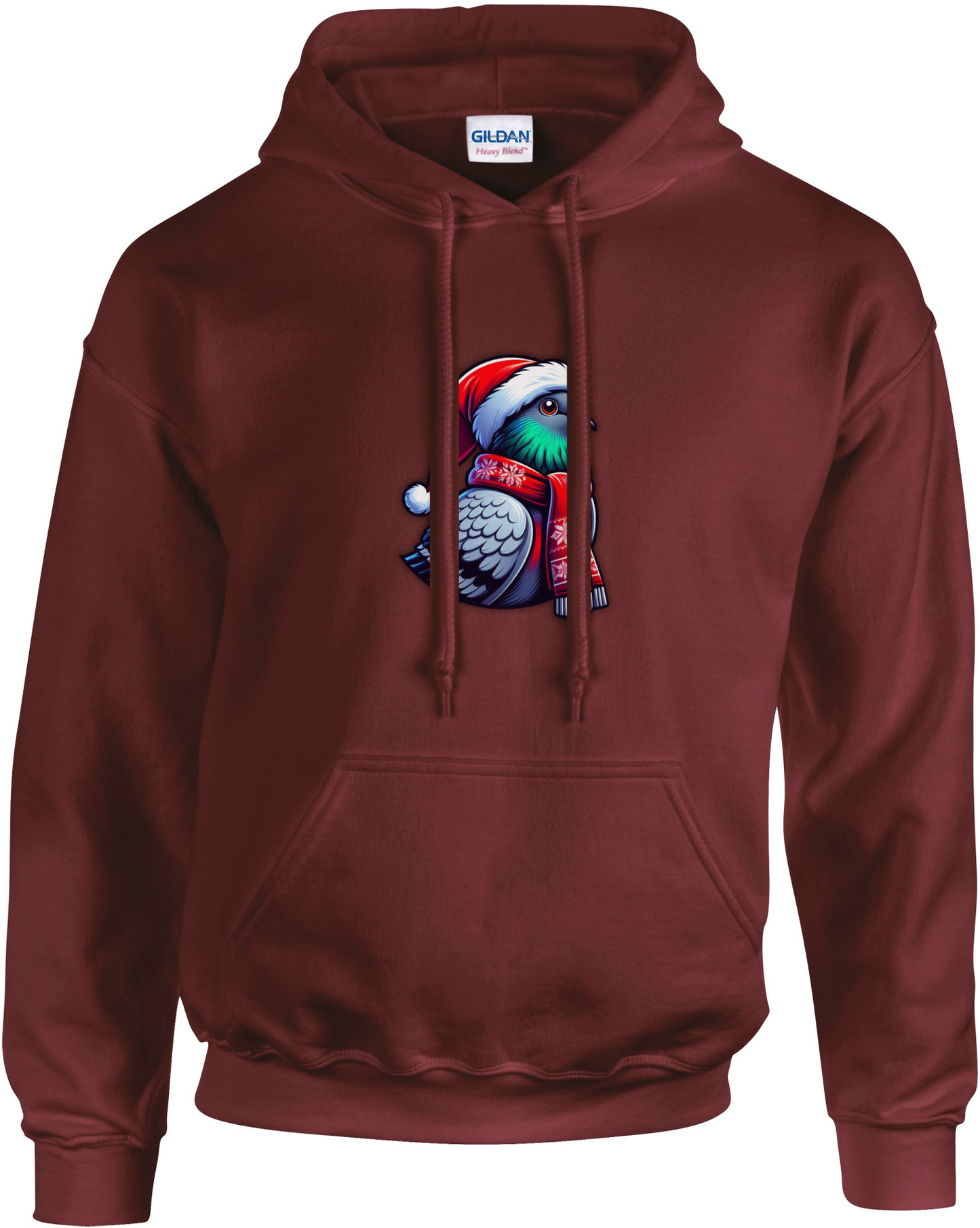DSK Kerst Hoodie - 1 Duif - Warme Duivensport Hoodie