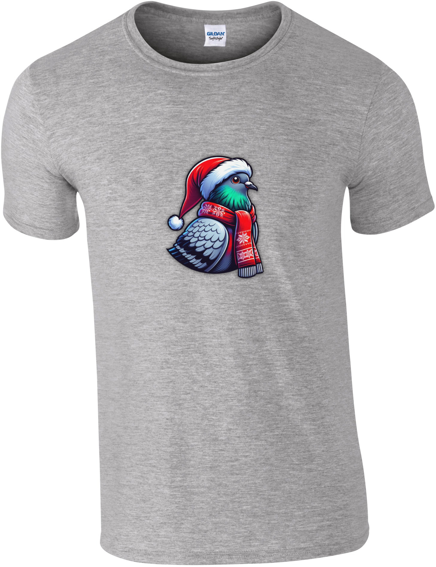 DSK Kerst T-Shirt - 1 Duif - Comfortabel Duivensport Shirt