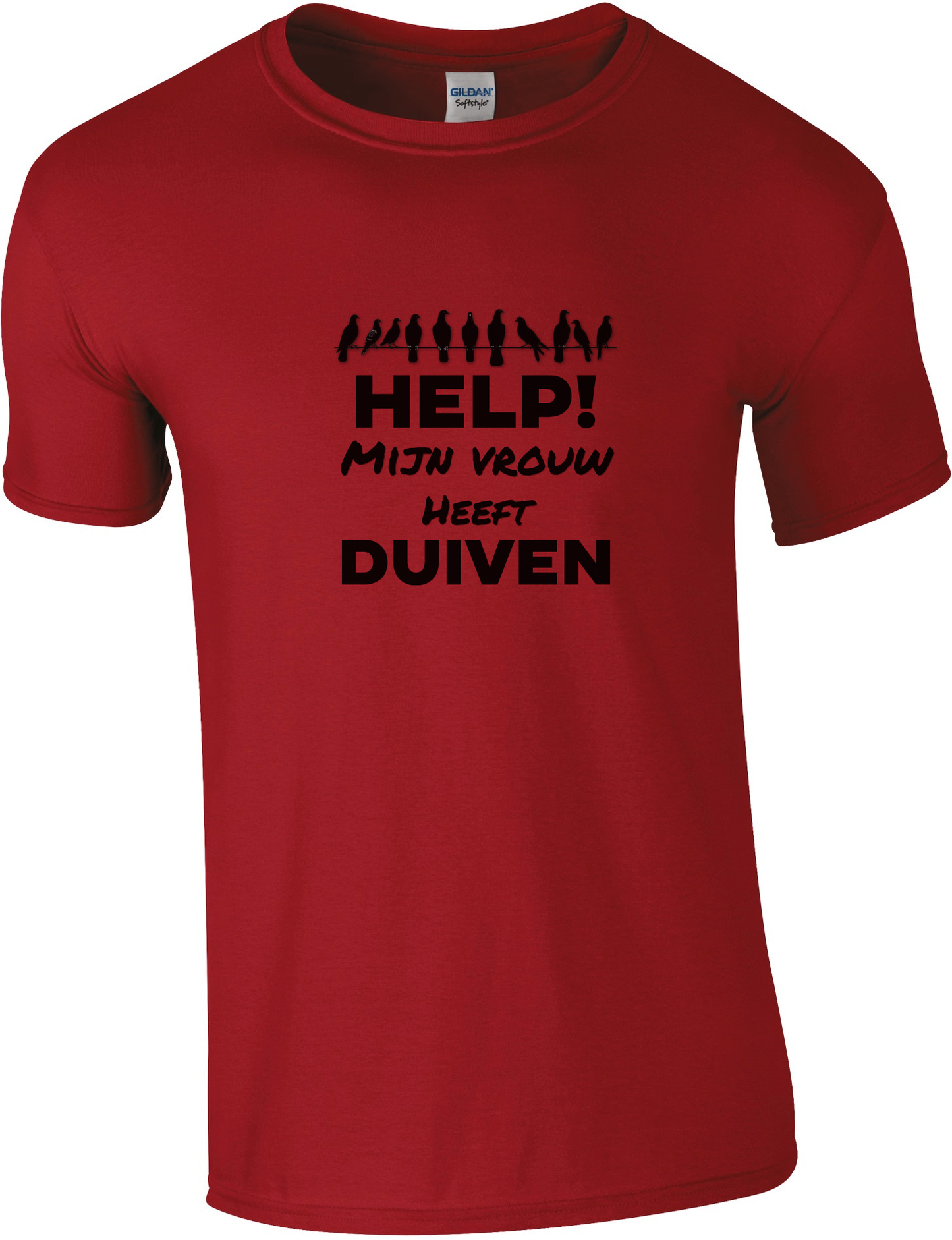 Help! My Husband Has Pigeons T-shirt - Choose from man, woman, grandpa or grandma | Pigeon Sport Clothing