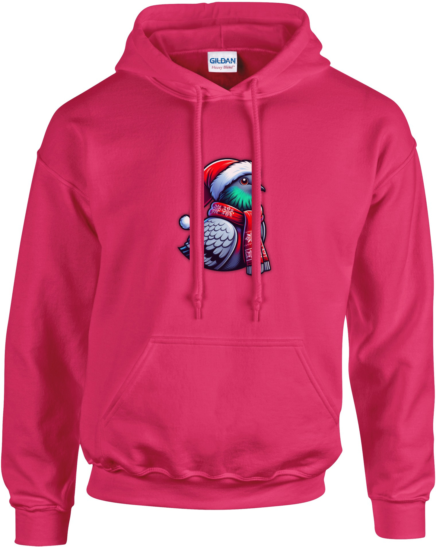 DSK Kerst Hoodie - 1 Duif - Warme Duivensport Hoodie