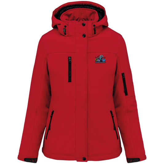DSK Original Dames Softshell Winterjas - Warme & Functionele Gewatteerde Parka