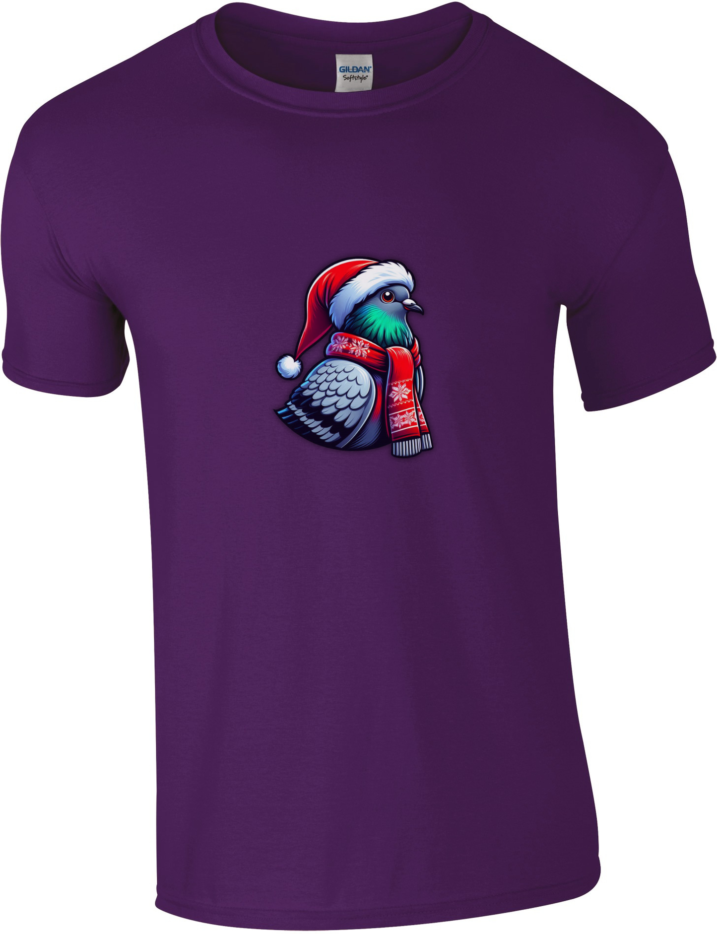 DSK Kerst T-Shirt - 1 Duif - Comfortabel Duivensport Shirt