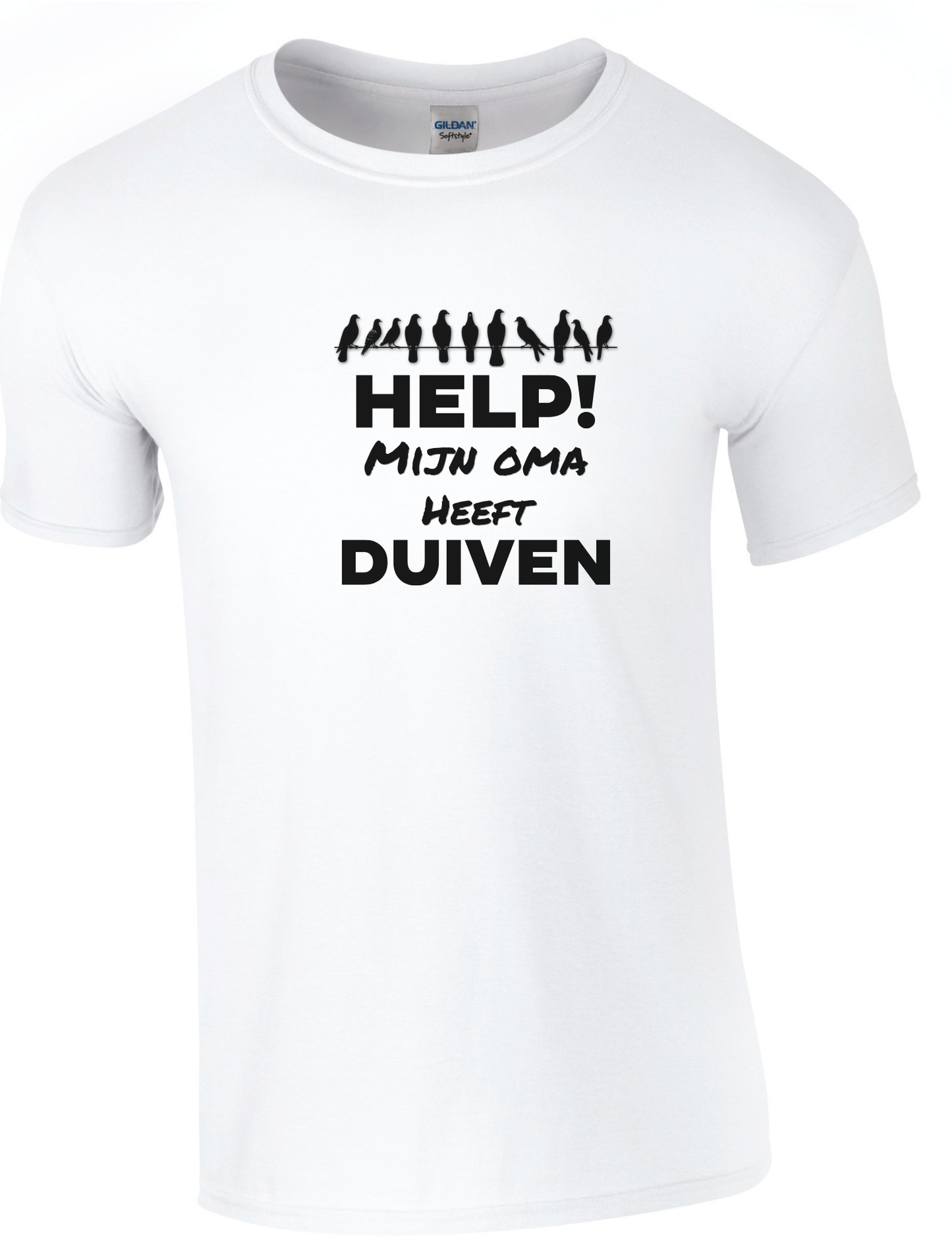 Help! My Husband Has Pigeons T-shirt - Choose from man, woman, grandpa or grandma | Pigeon Sport Clothing