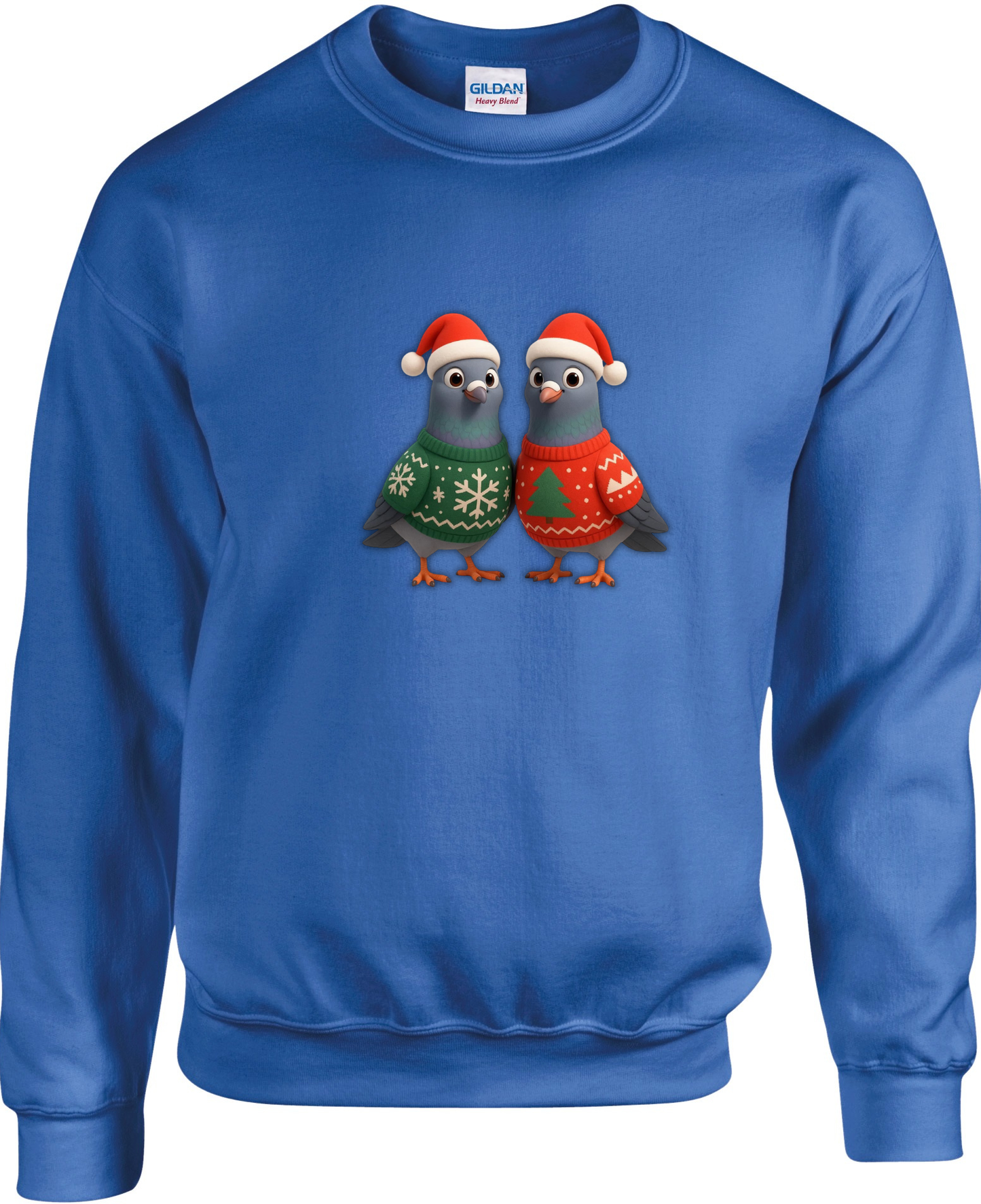 DSK Kinder Kerst Sweater - 2 Jonge Duiven - Warme Kinder Trui