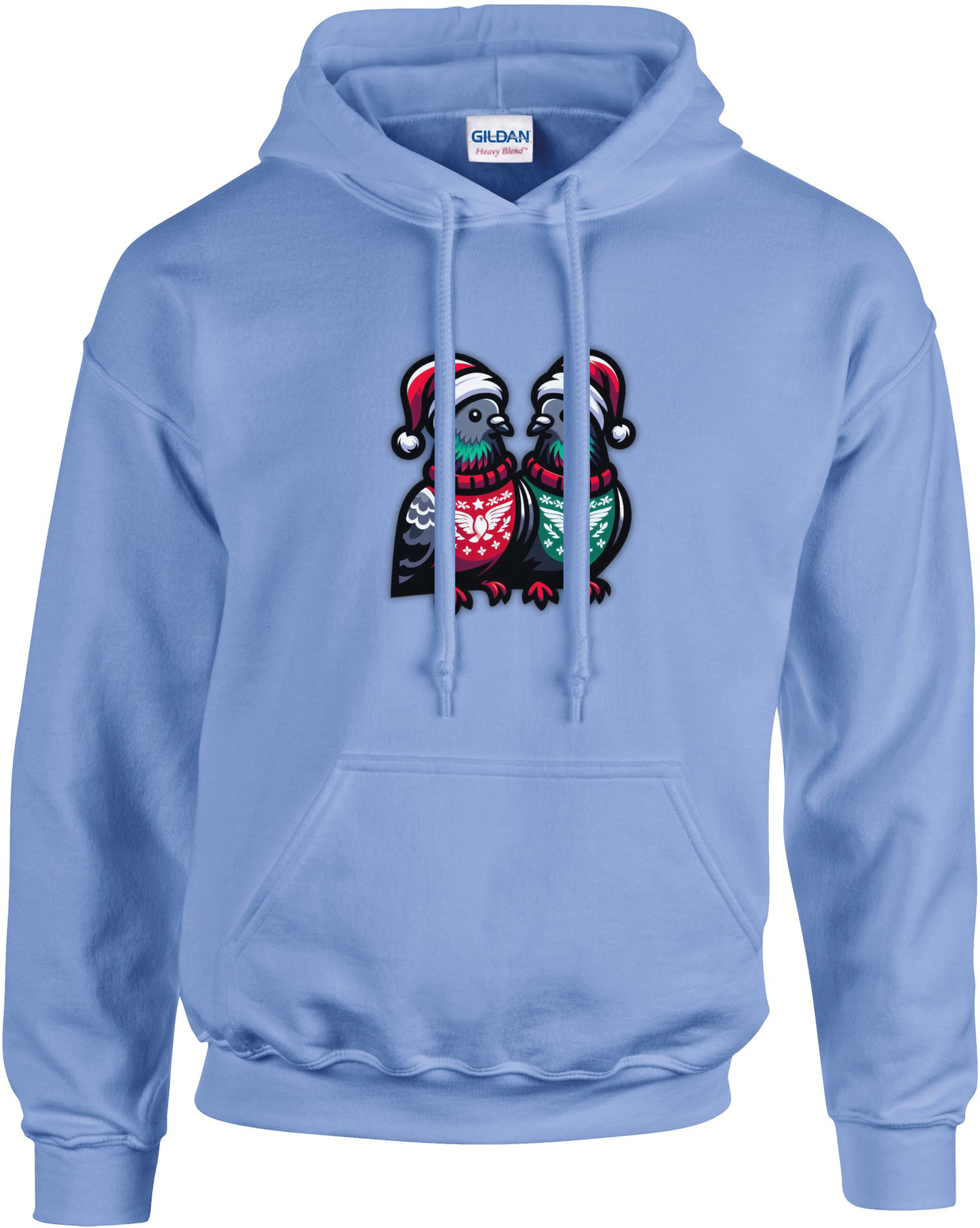 DSK Kerst Hoodie - 2 Duiven - Comfortabele Winter Hoodie