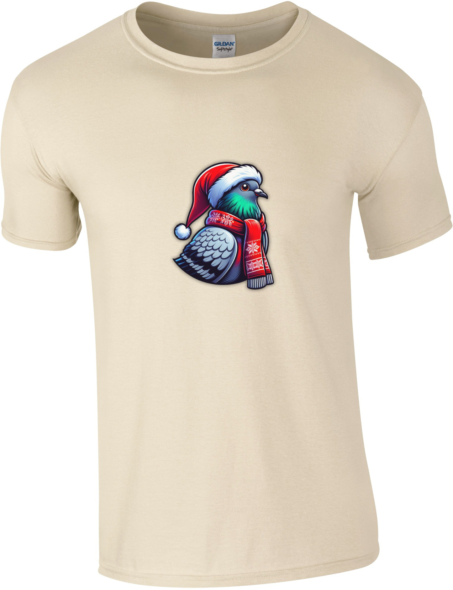 DSK Kerst T-Shirt - 1 Duif - Comfortabel Duivensport Shirt