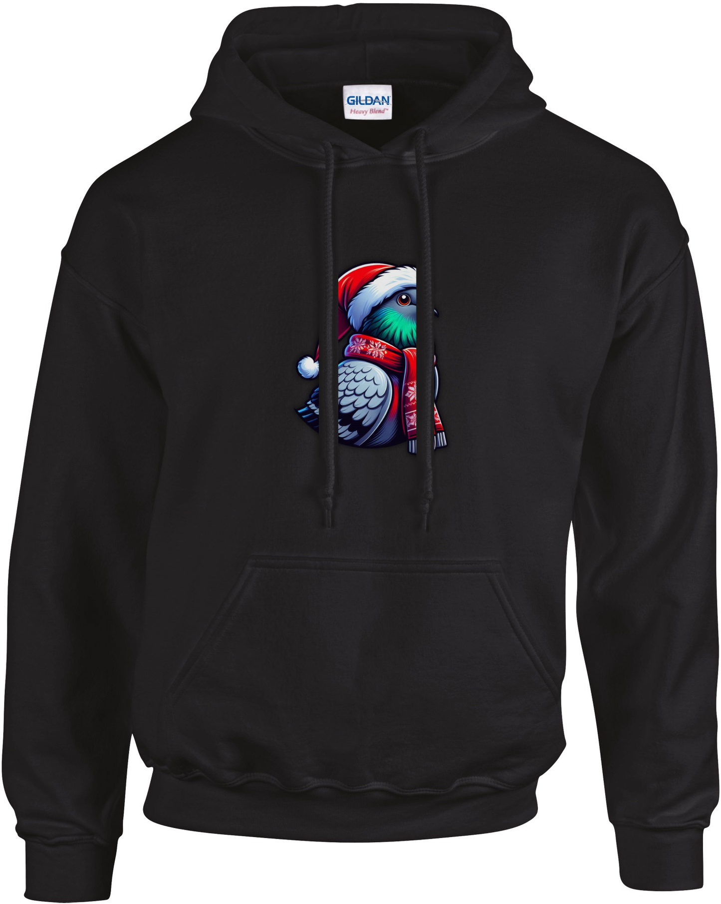 DSK Kerst Hoodie - 1 Duif - Warme Duivensport Hoodie