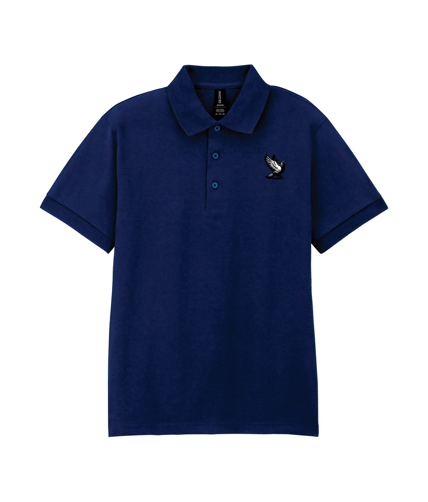 DSK Classic Kinder Polo - Stijlvolle Polo met Duiven Logo voor Jongens en Meisjes
