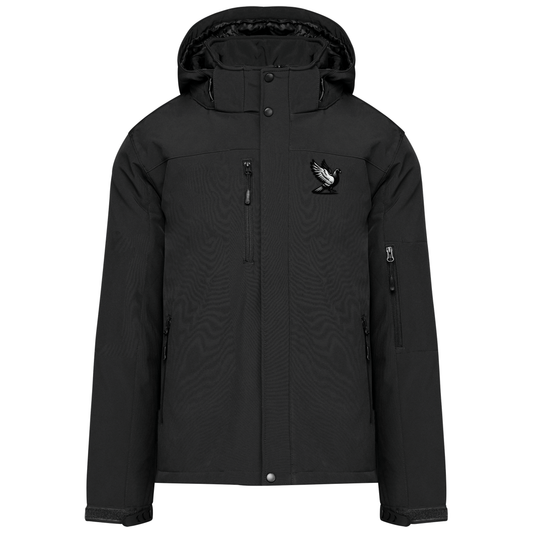 DSK Classic Heren Softshell Winterjas - Warme Gewatteerde Parka met Capuchon