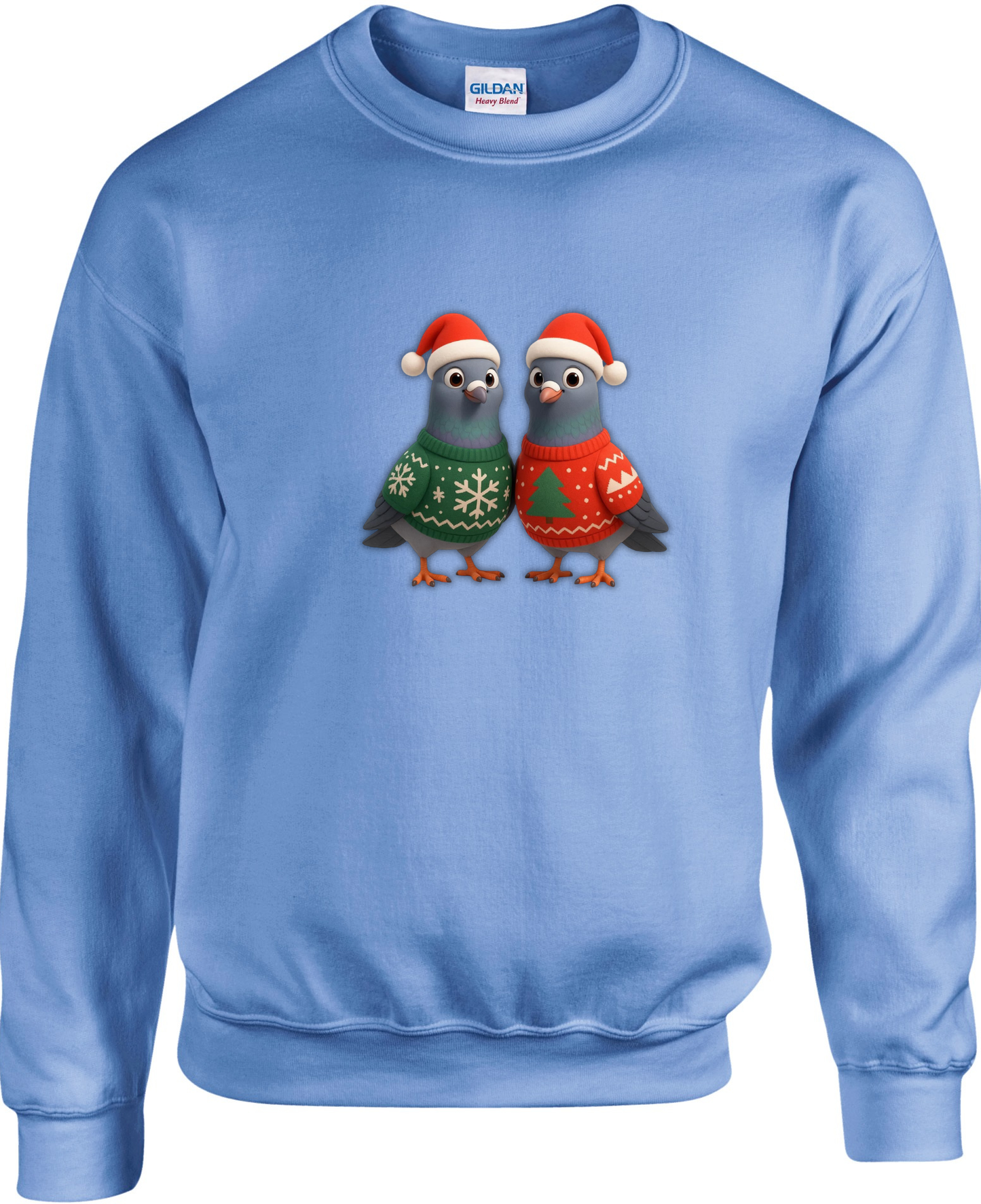 DSK Kinder Kerst Sweater - 2 Jonge Duiven - Warme Kinder Trui