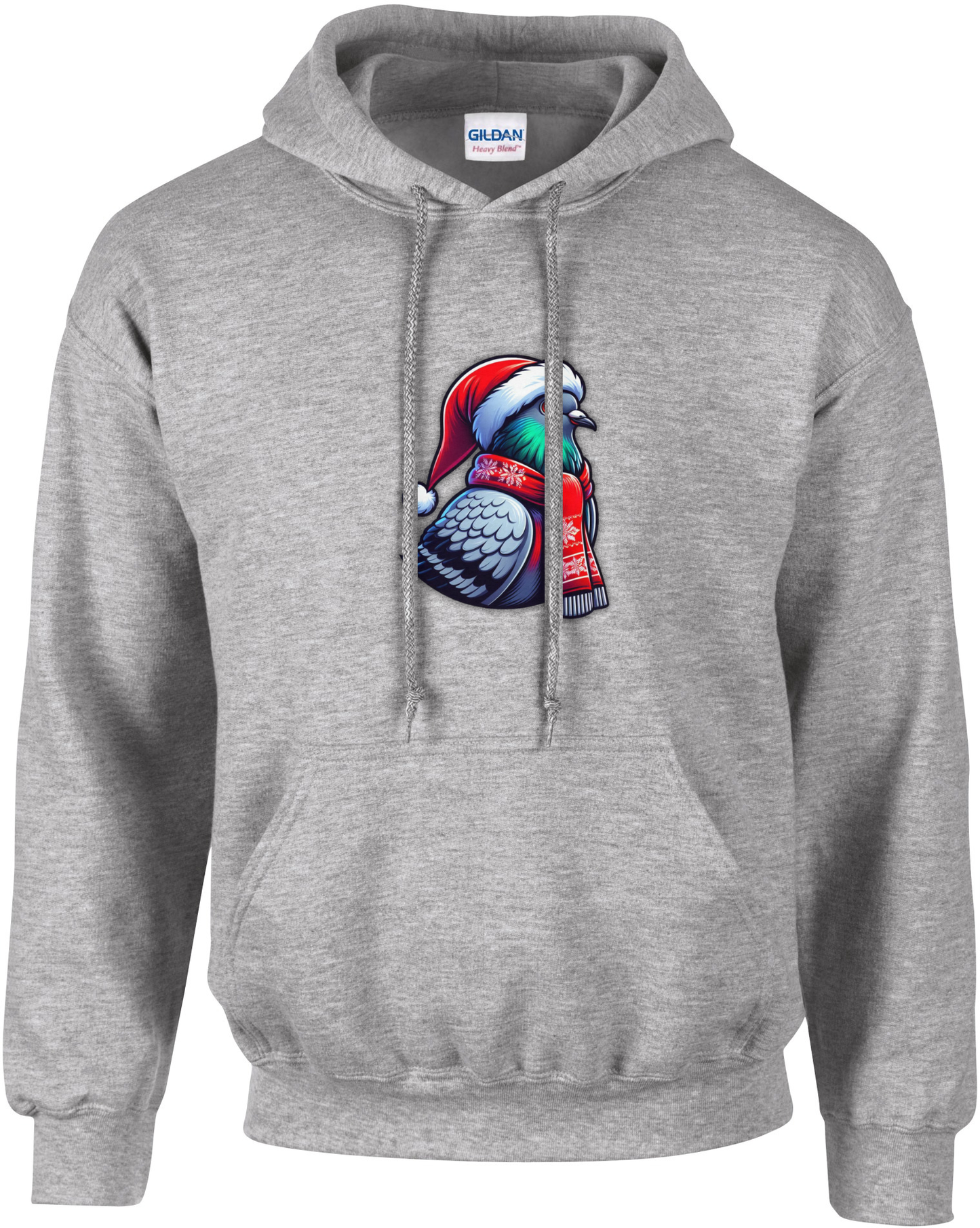DSK Kerst Hoodie - 1 Duif - Warme Duivensport Hoodie