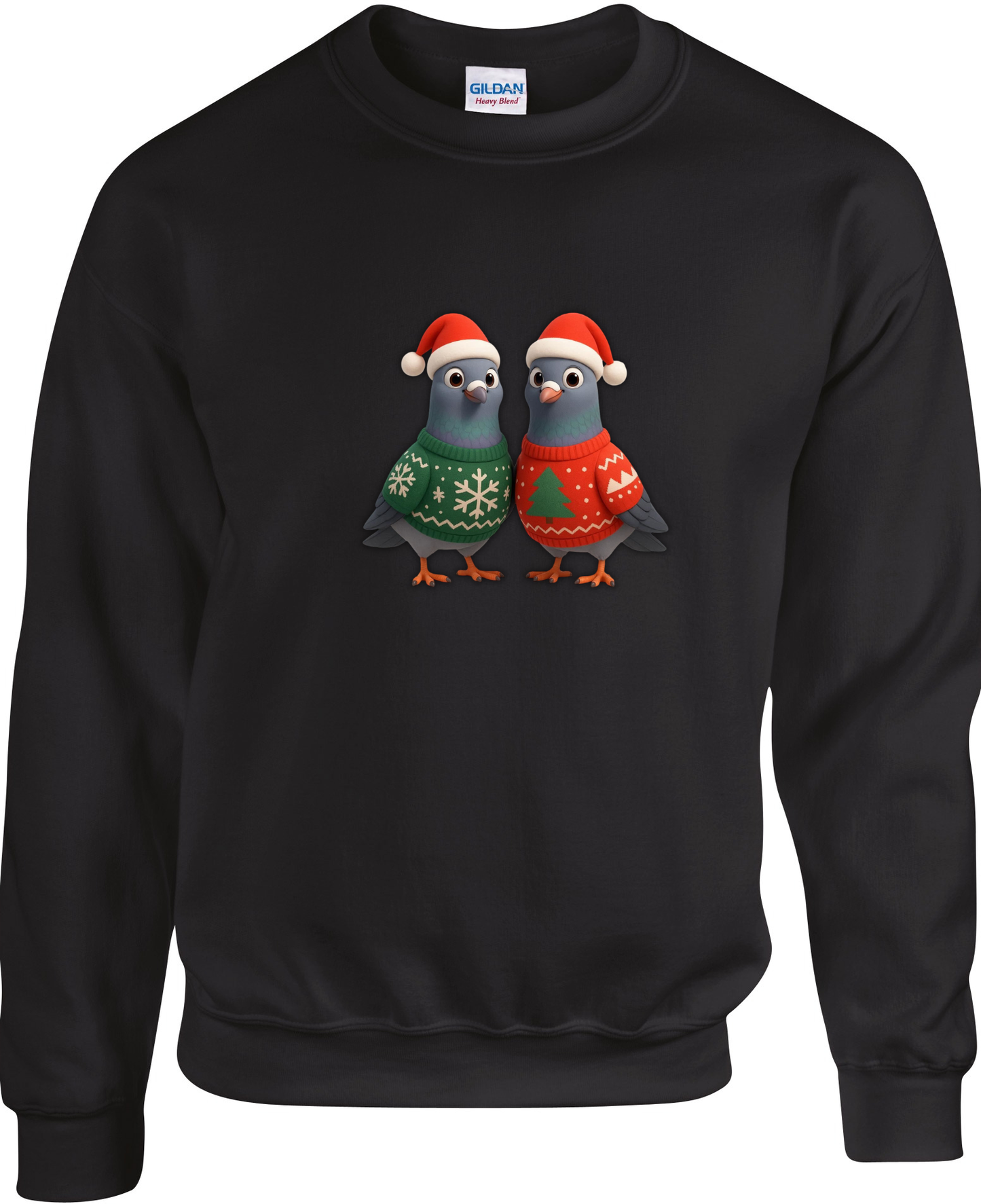 DSK Kinder Kerst Sweater - 2 Jonge Duiven - Warme Kinder Trui