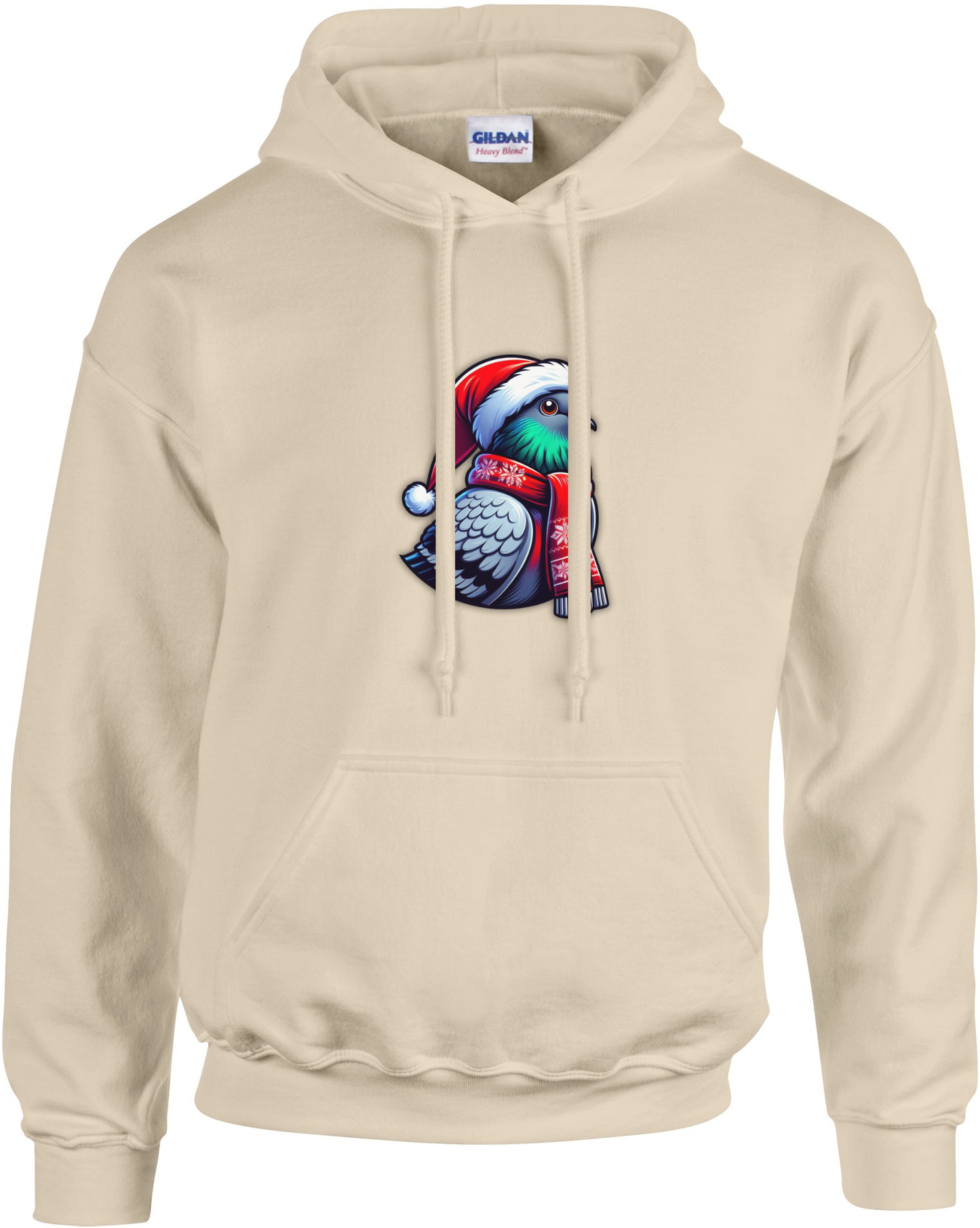 DSK Kerst Hoodie - 1 Duif - Warme Duivensport Hoodie