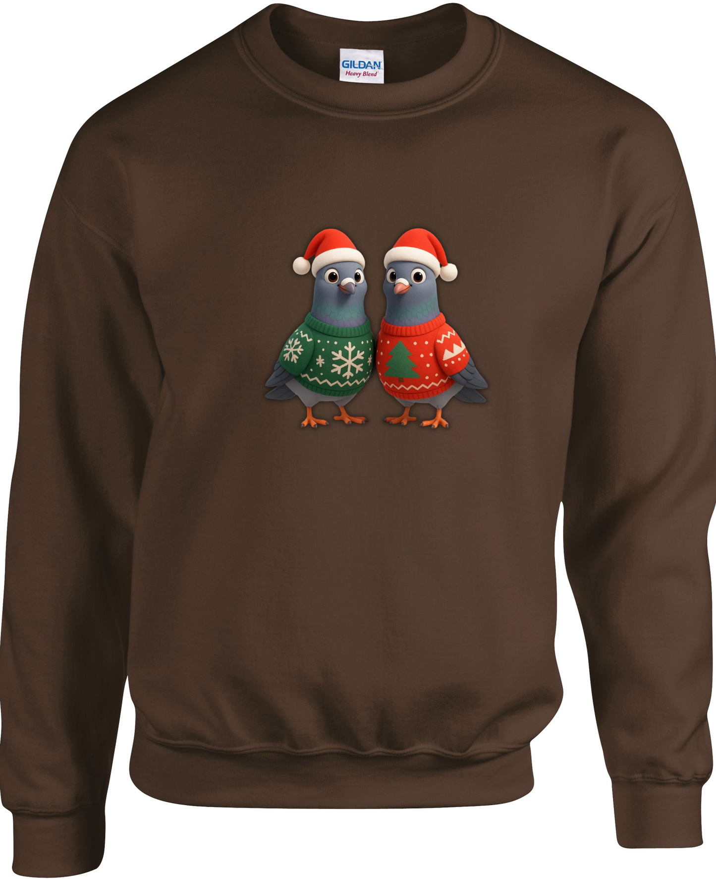 DSK Kinder Kerst Sweater - 2 Jonge Duiven - Warme Kinder Trui