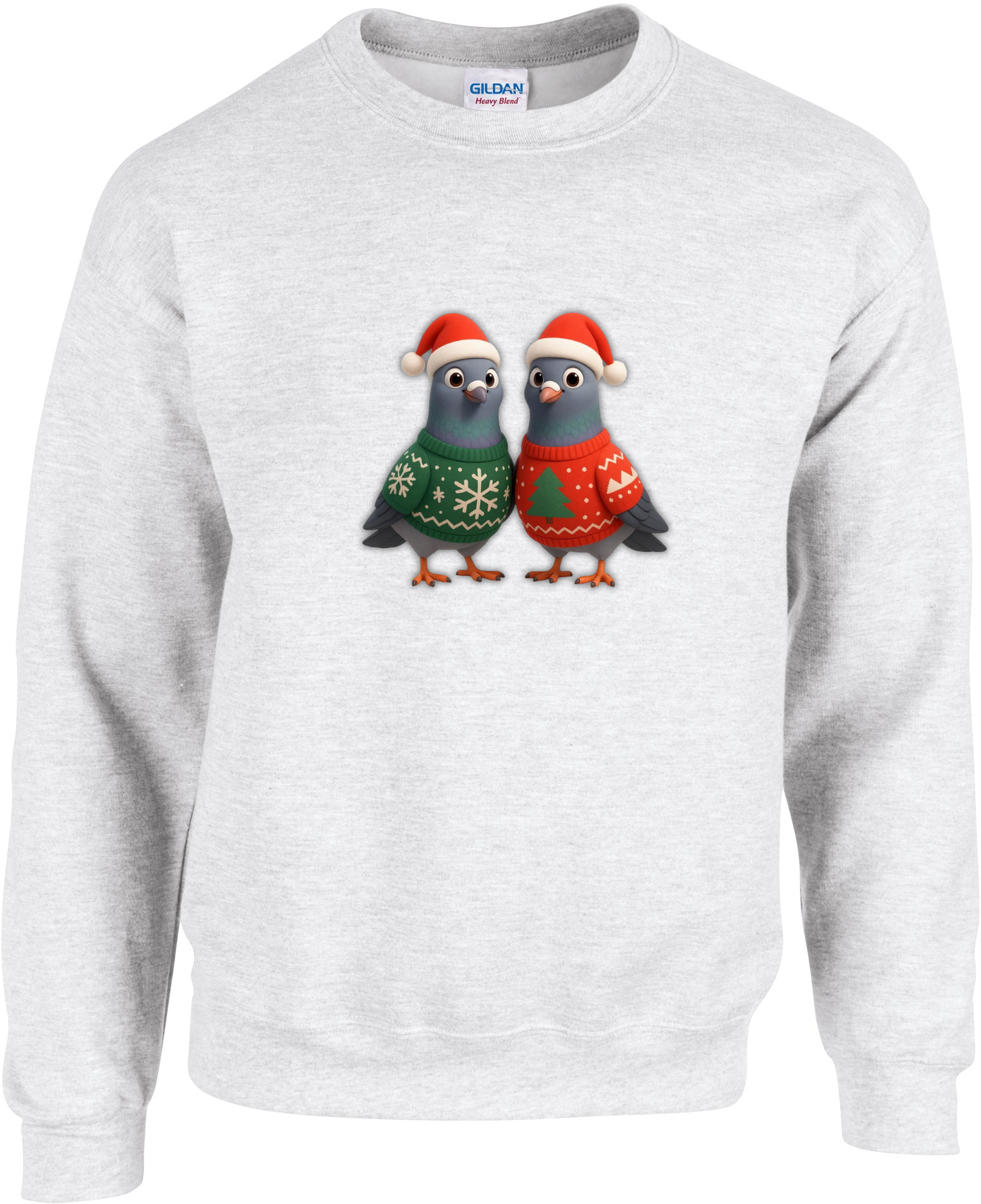 DSK Kinder Kerst Sweater - 2 Jonge Duiven - Warme Kinder Trui