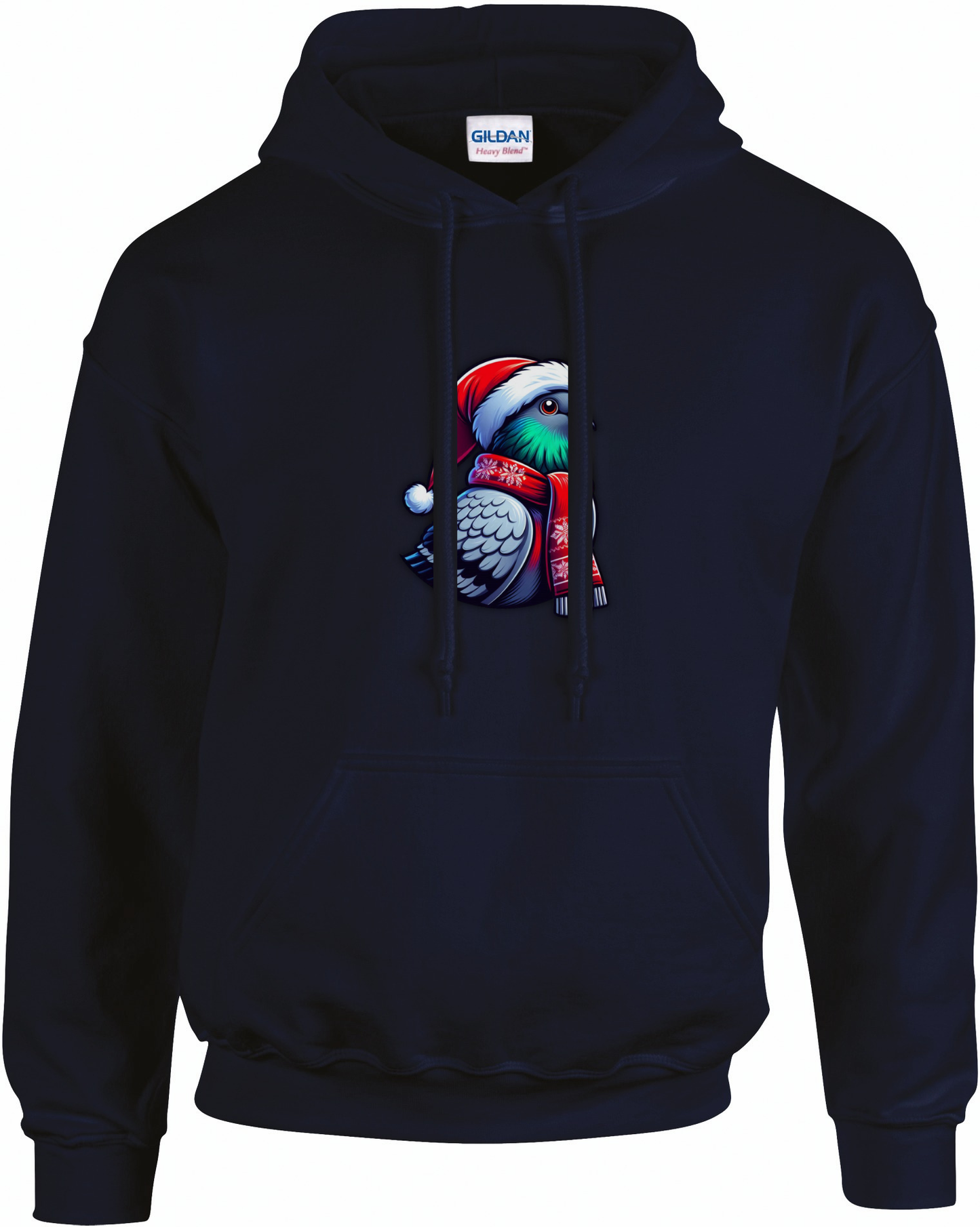 DSK Kerst Hoodie - 1 Duif - Warme Duivensport Hoodie