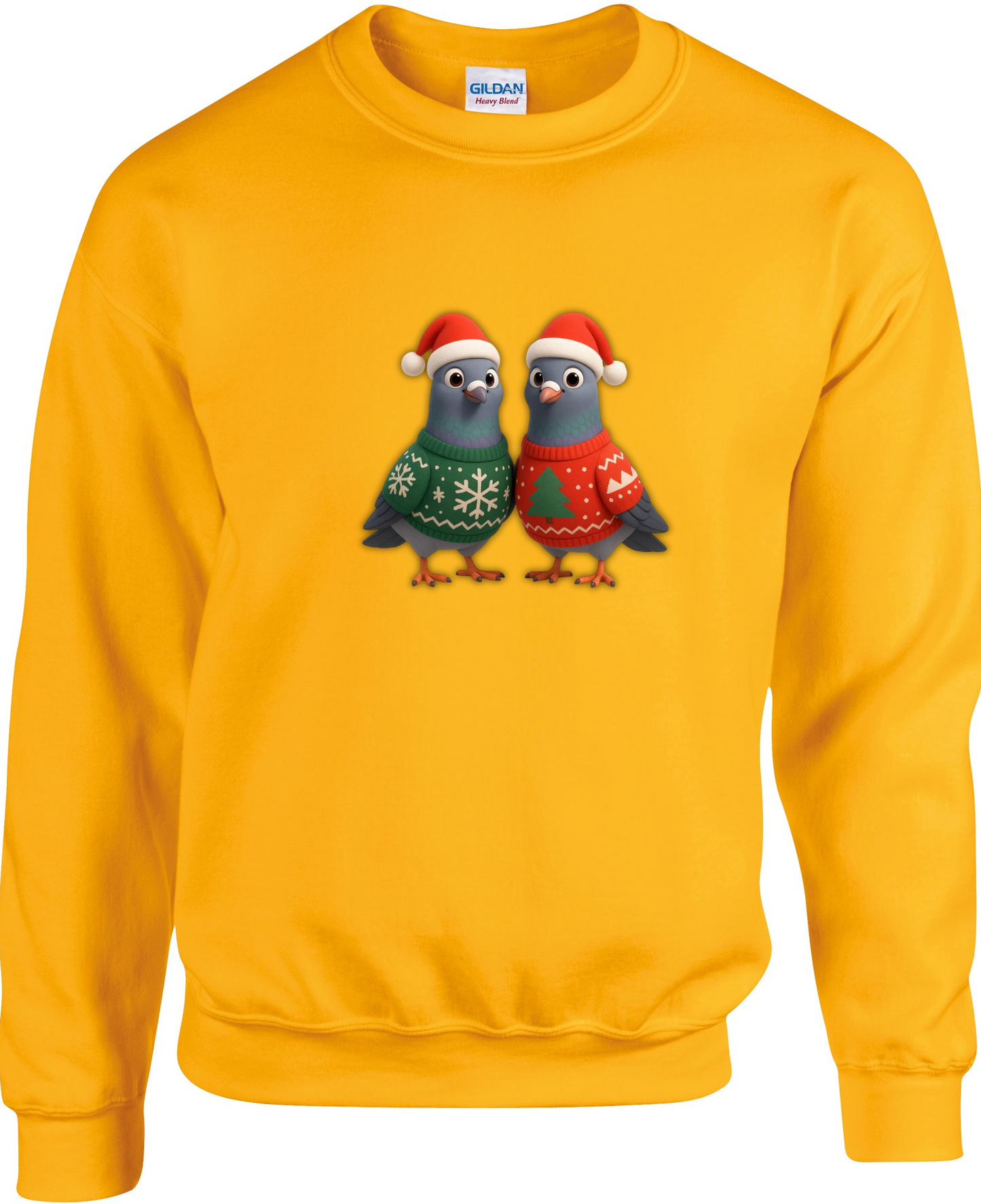 DSK Kinder Kerst Sweater - 2 Jonge Duiven - Warme Kinder Trui