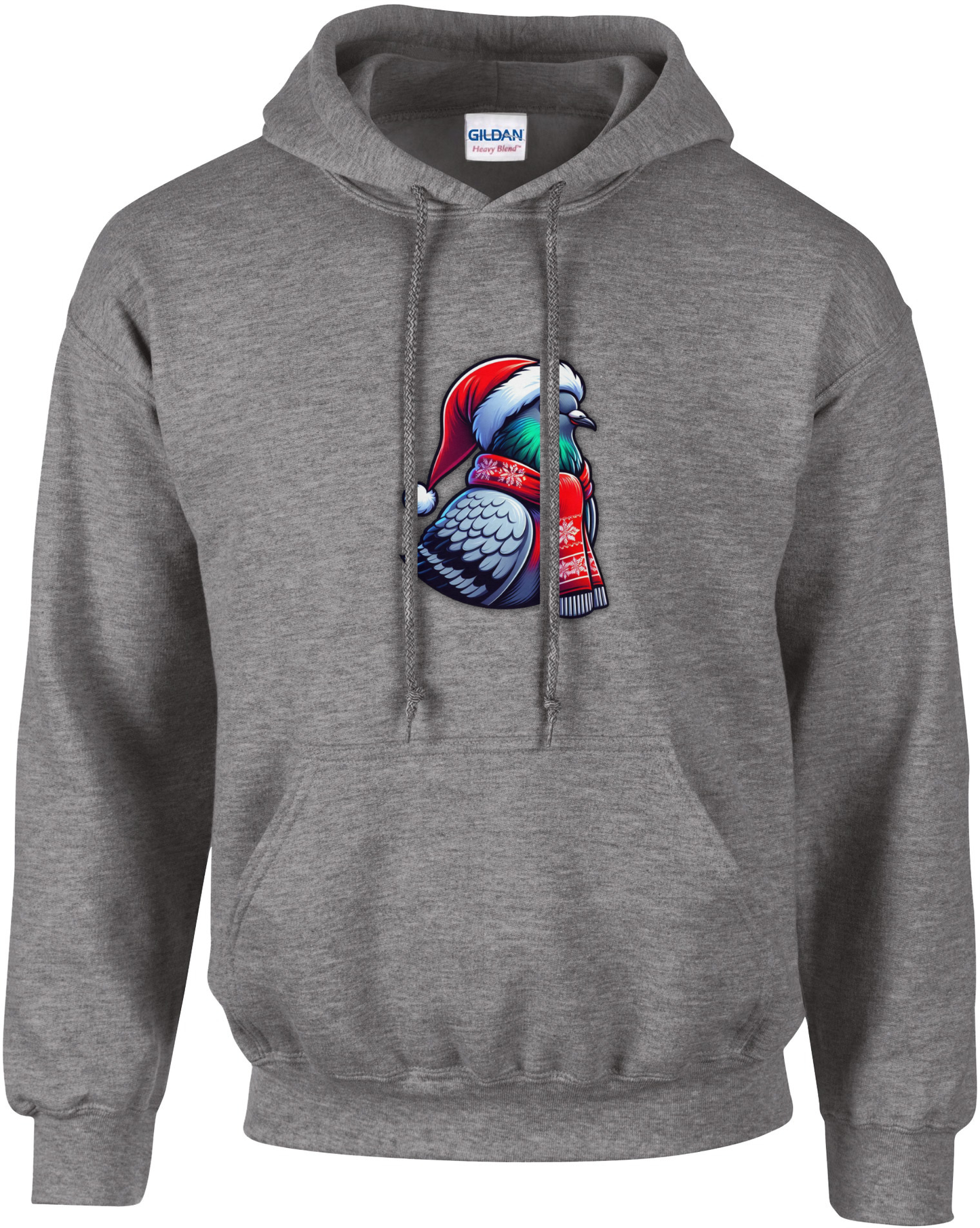 DSK Kerst Hoodie - 1 Duif - Warme Duivensport Hoodie