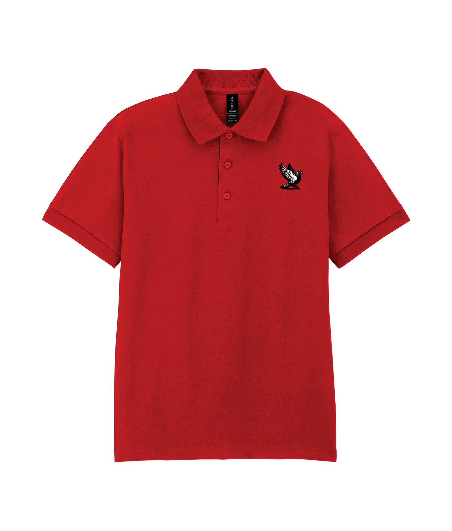 DSK Classic Kinder Polo - Stijlvolle Polo met Duiven Logo voor Jongens en Meisjes