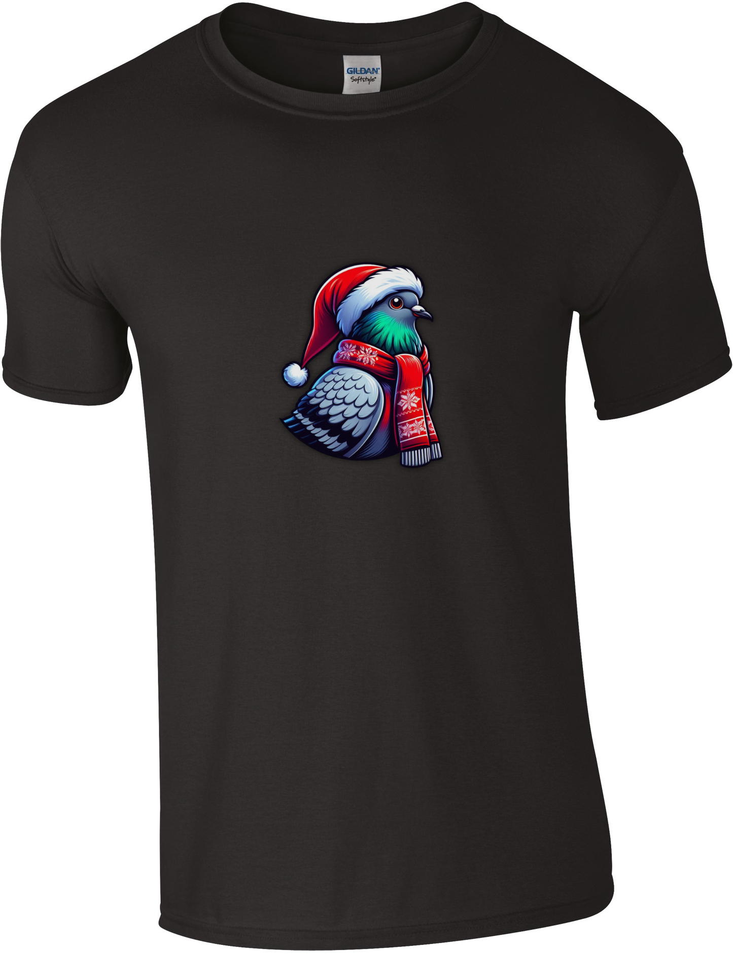 DSK Kerst T-Shirt - 1 Duif - Comfortabel Duivensport Shirt