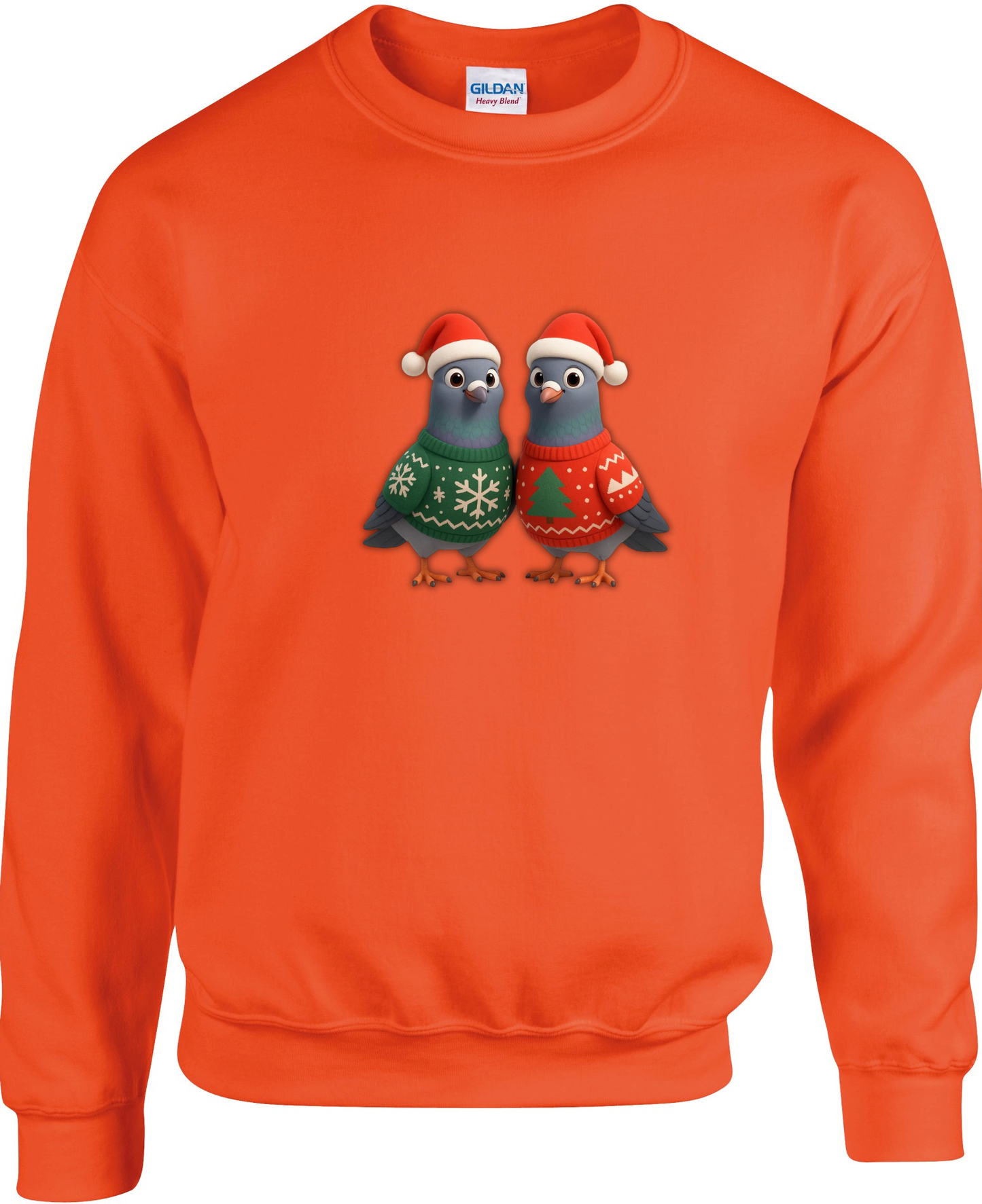 DSK Kinder Kerst Sweater - 2 Jonge Duiven - Warme Kinder Trui